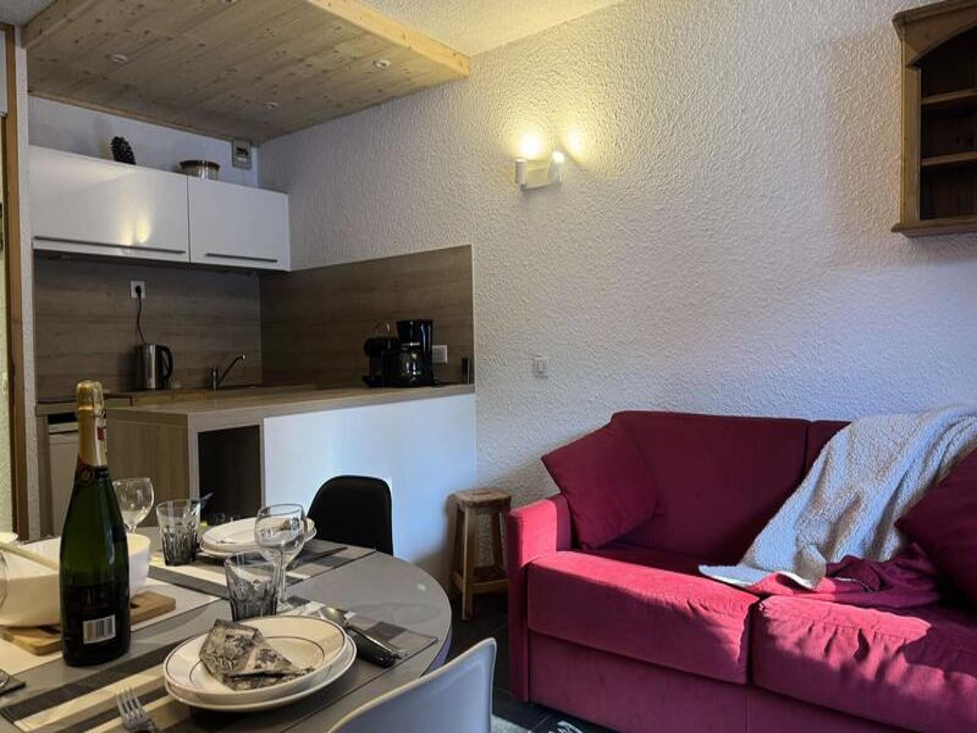 Knus appartement voor 5 personen met directe ski-toegang in Valmorel - foto 6