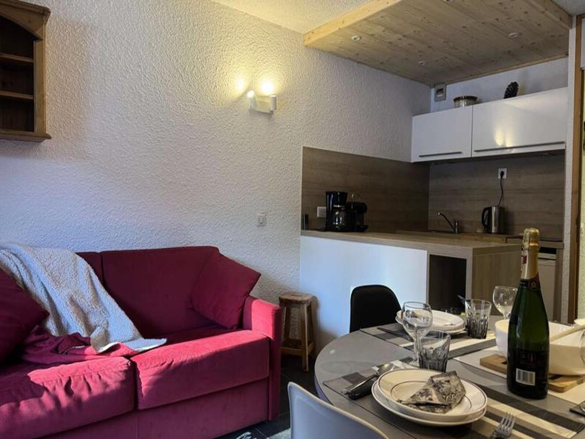 Knus appartement voor 5 personen met directe ski-toegang in Valmorel - foto 17