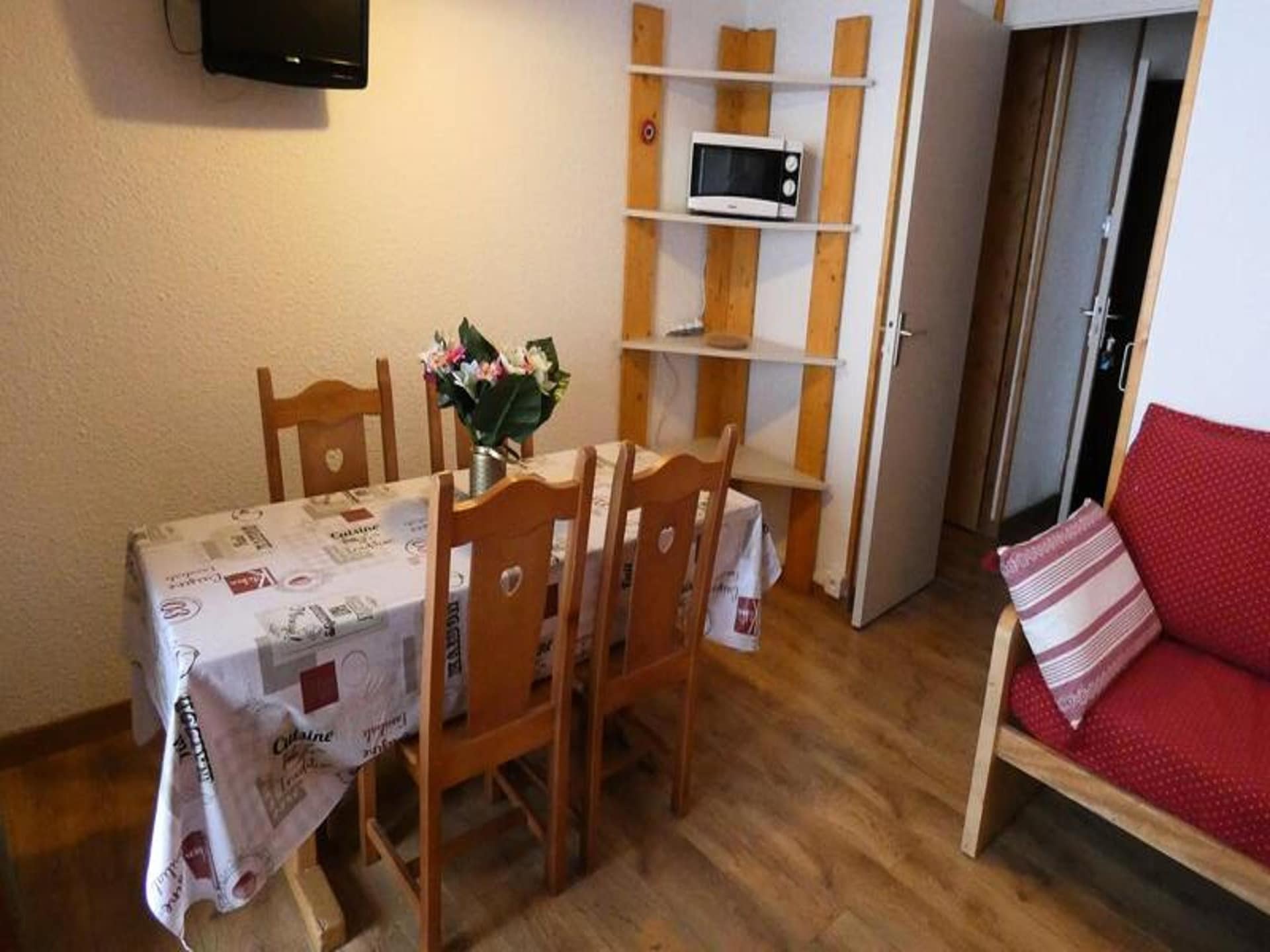 Ski-appartement Résidence Portail: 5 pers. aan de piste in Valmorel - foto 13
