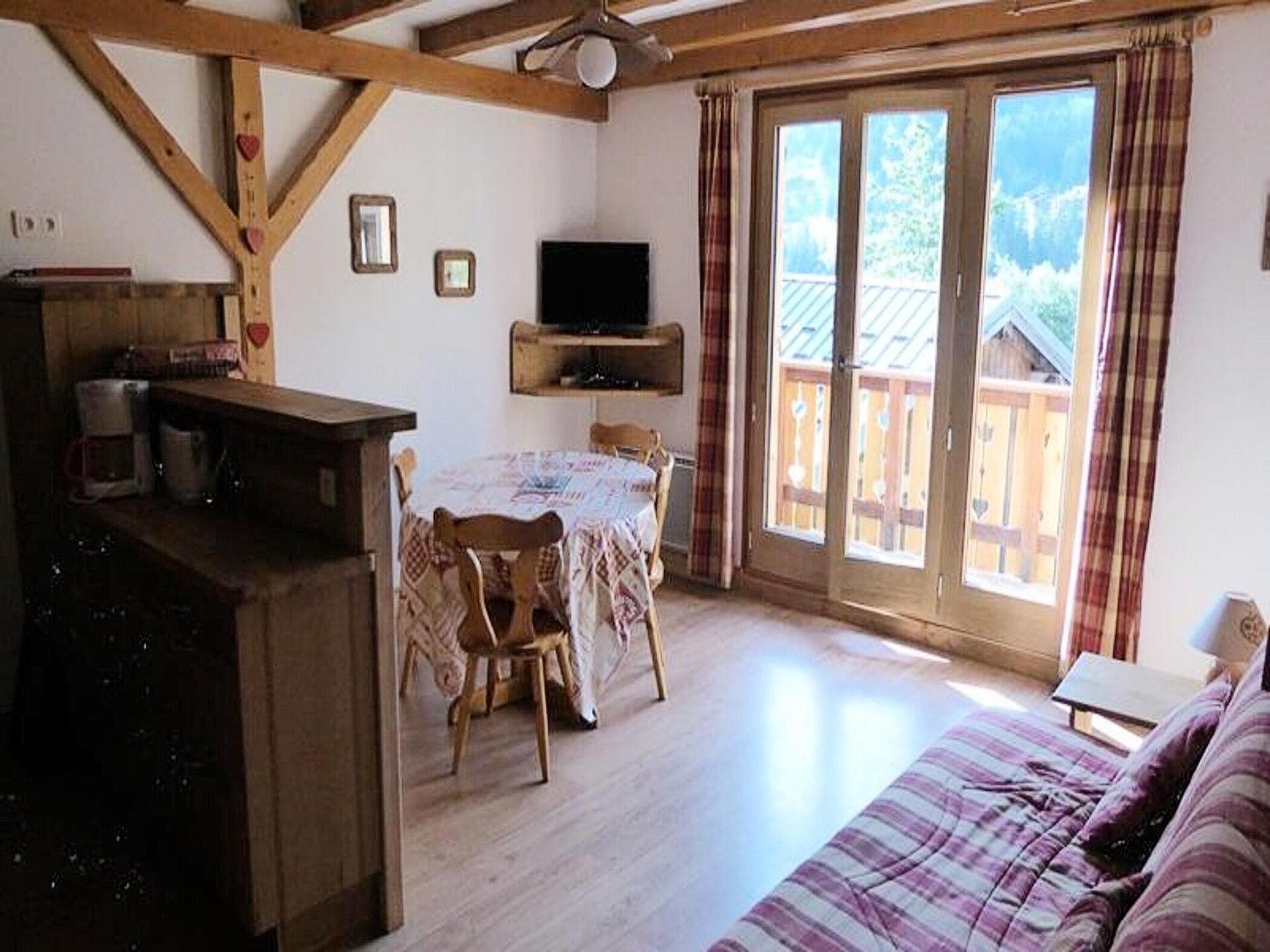 Duplex voor 5 personen aan de piste in Les Avanchers Valmorel - foto 4