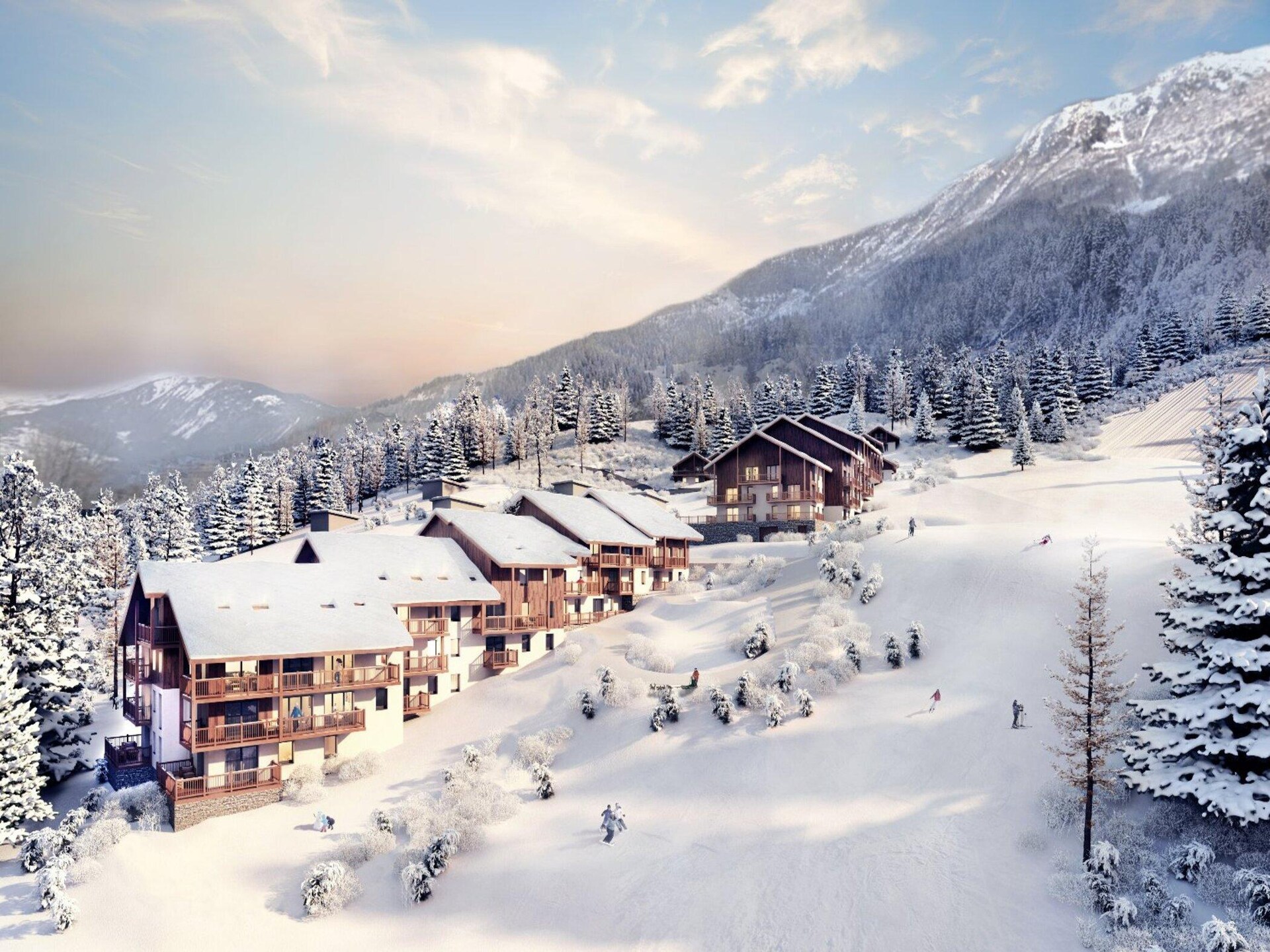Duplex voor 5 personen aan de piste in Les Avanchers Valmorel - foto 17