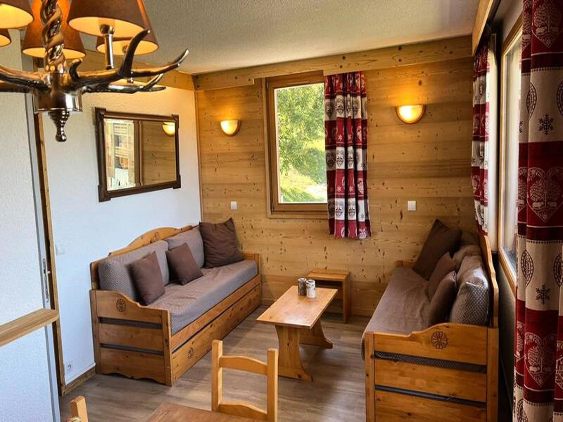 Gezellig appartement in La Forêt met ski-in/ski-out toegang voor 5 personen - foto 12