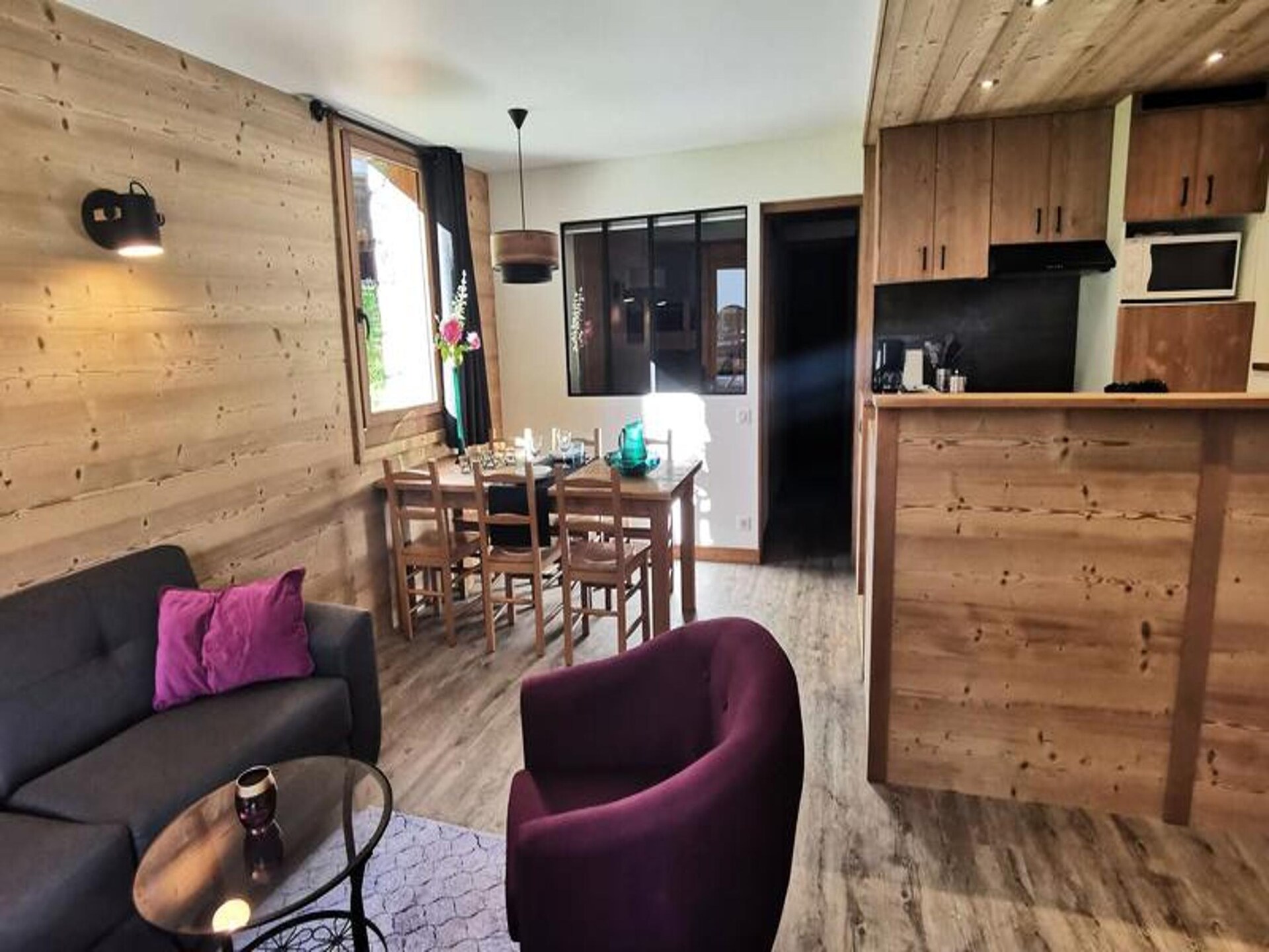Appartement aan de piste in Les Avanchers Valmorel voor 6 personen - foto 3