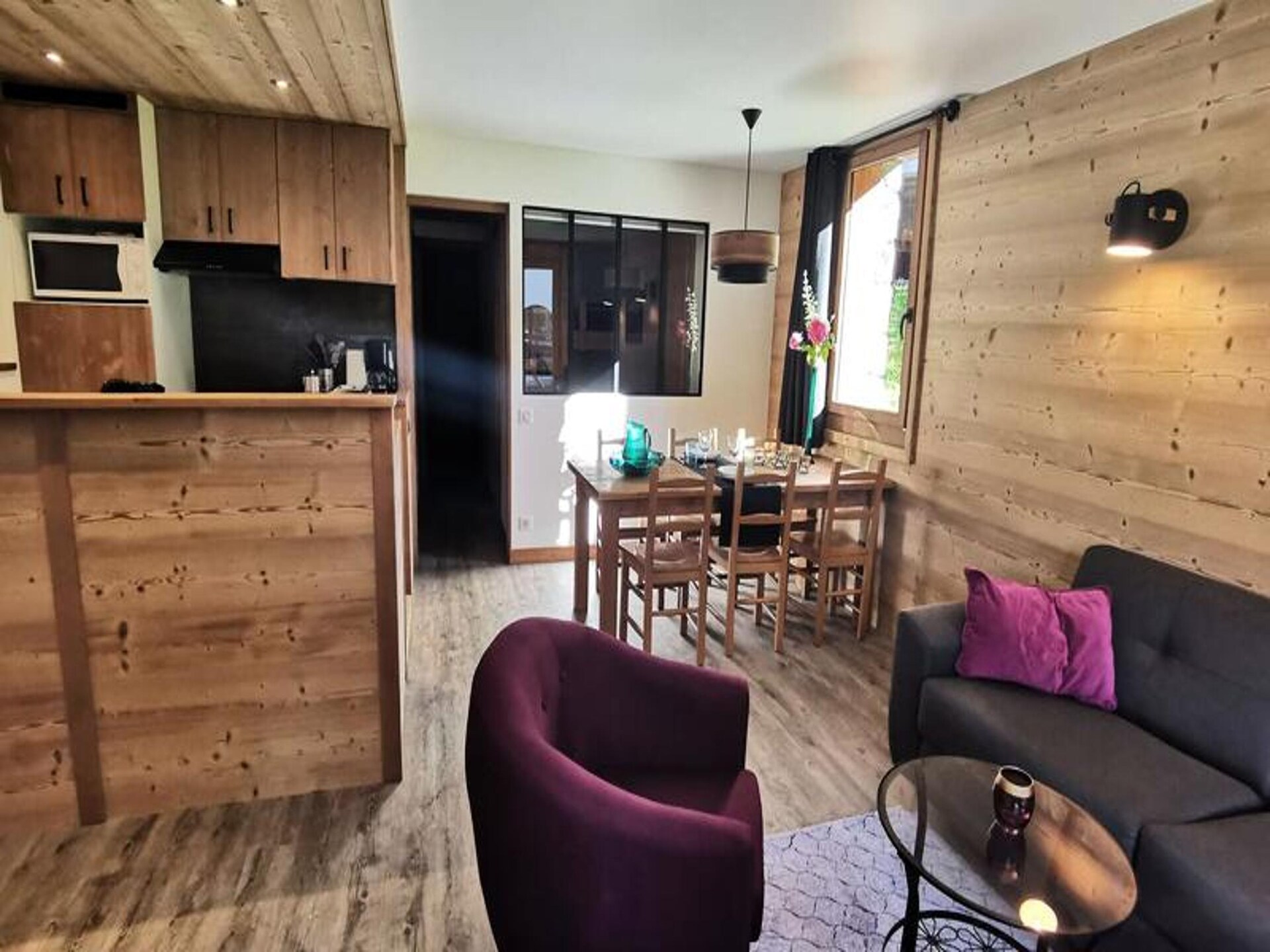 Appartement aan de piste in Les Avanchers Valmorel voor 6 personen - foto 14