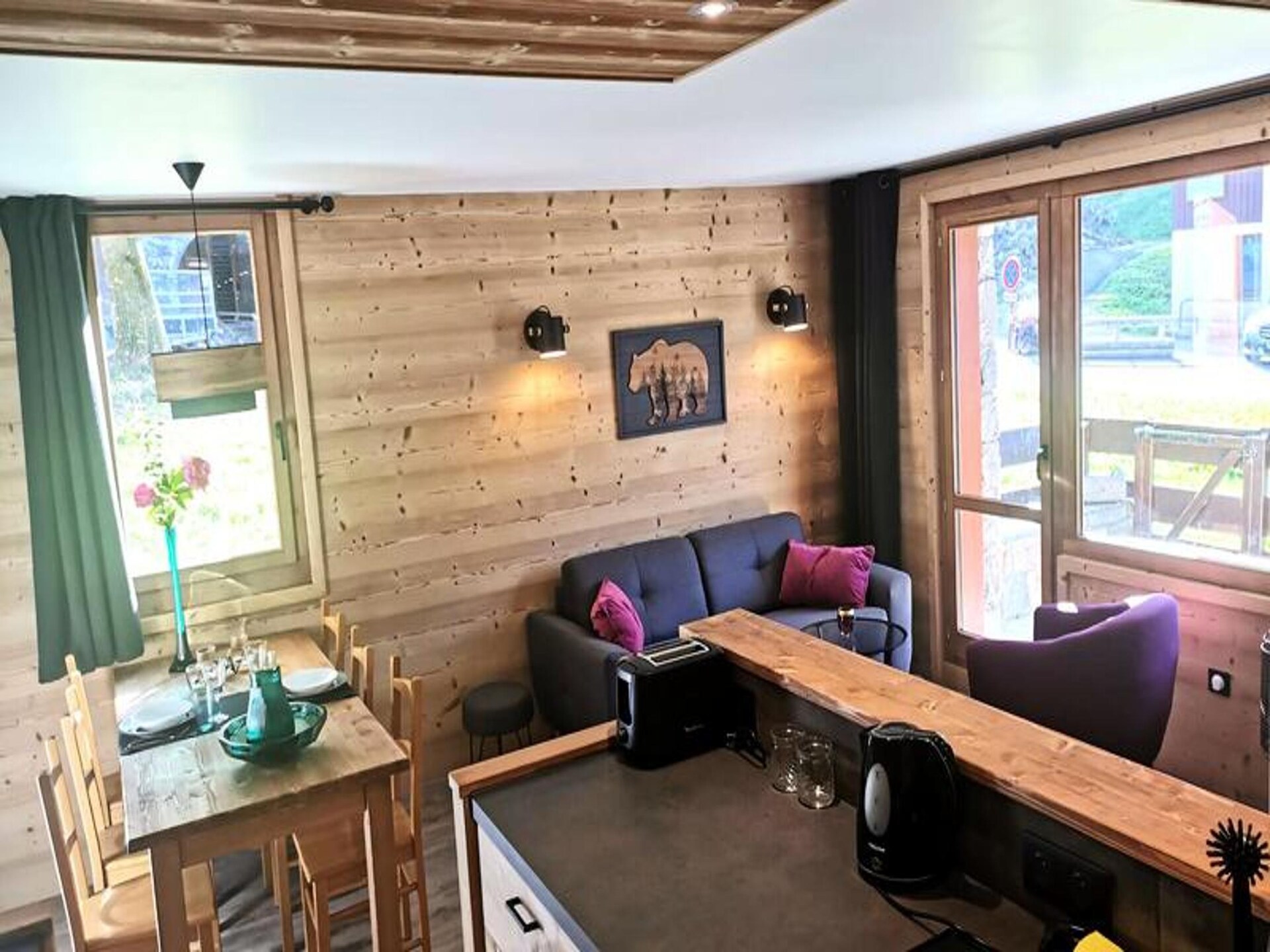 Appartement aan de piste in Les Avanchers Valmorel voor 6 personen - foto 17