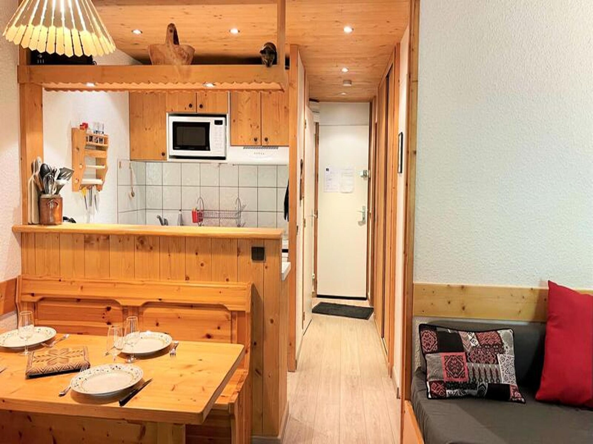 Knus appartement 3 sterren direct aan de piste in Les Avanchers Valmorel - foto 13