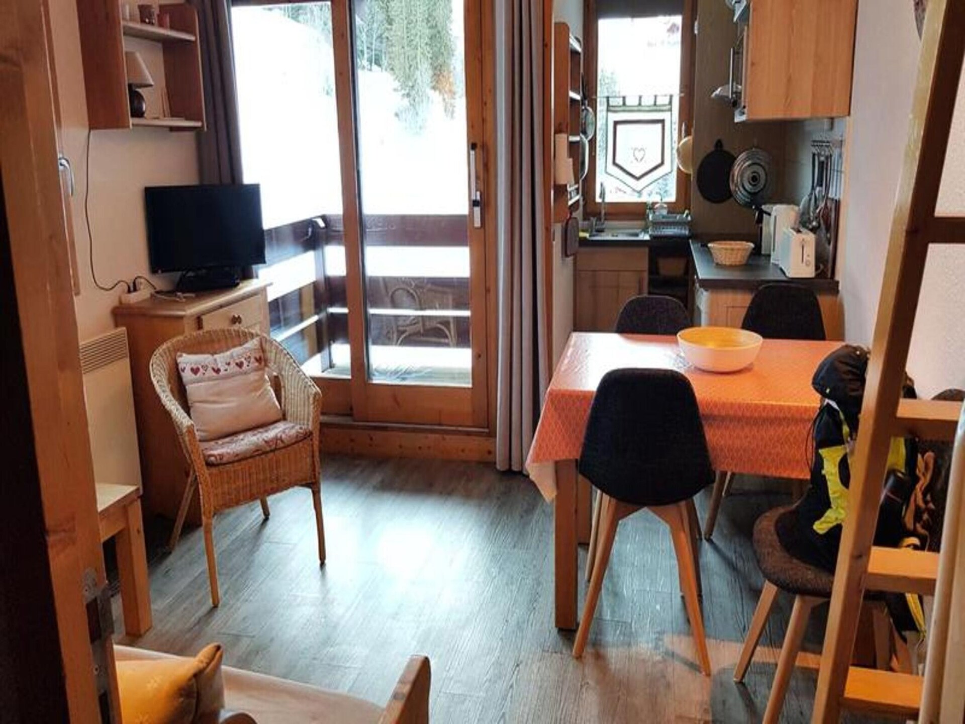 Appartement aan de piste in Valmorel voor 5 personen - foto 4