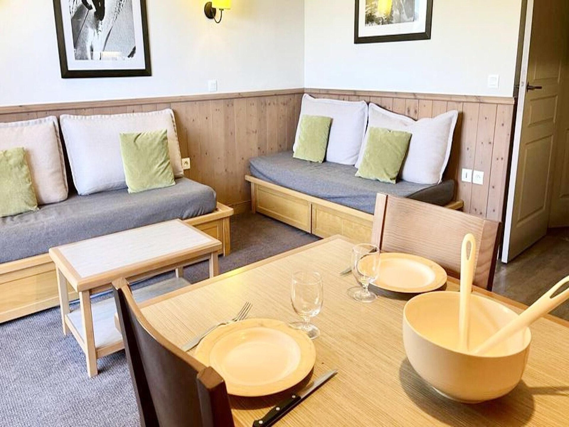 Knus appartement voor 5 personen, direct aan de piste in Les Avanchers Valmorel - foto 5