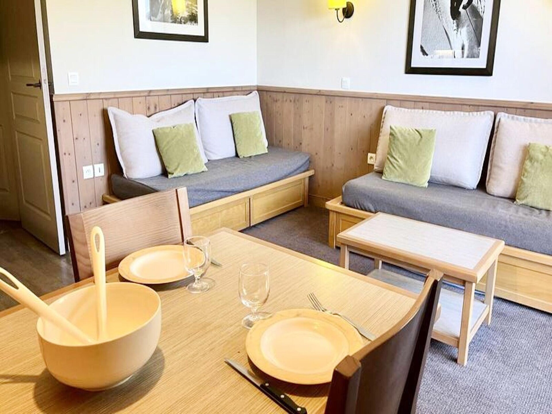 Knus appartement voor 5 personen, direct aan de piste in Les Avanchers Valmorel - foto 13