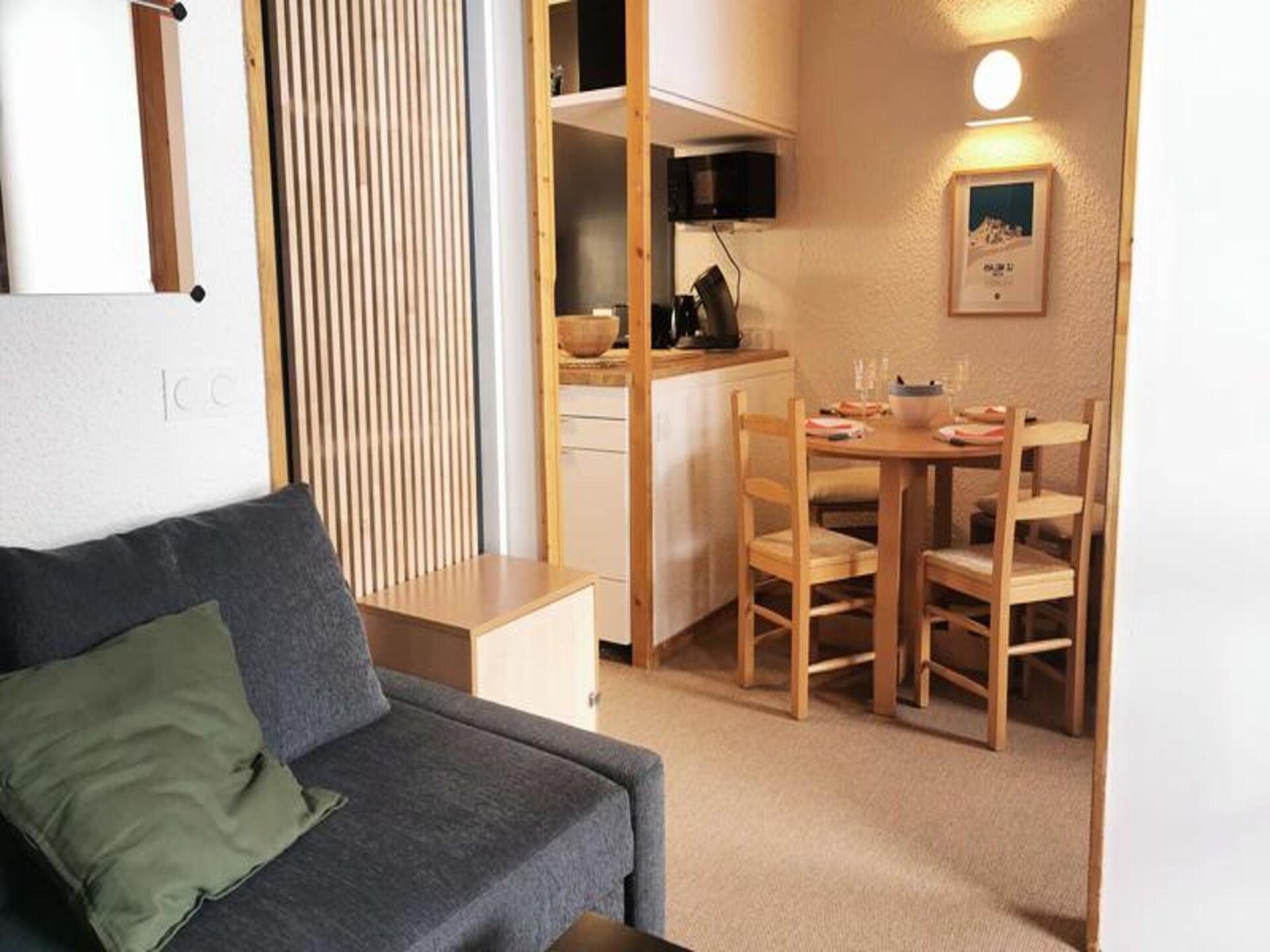 Appartement 4 personen aan de piste in Valmorel, vlakbij skischool - foto 2