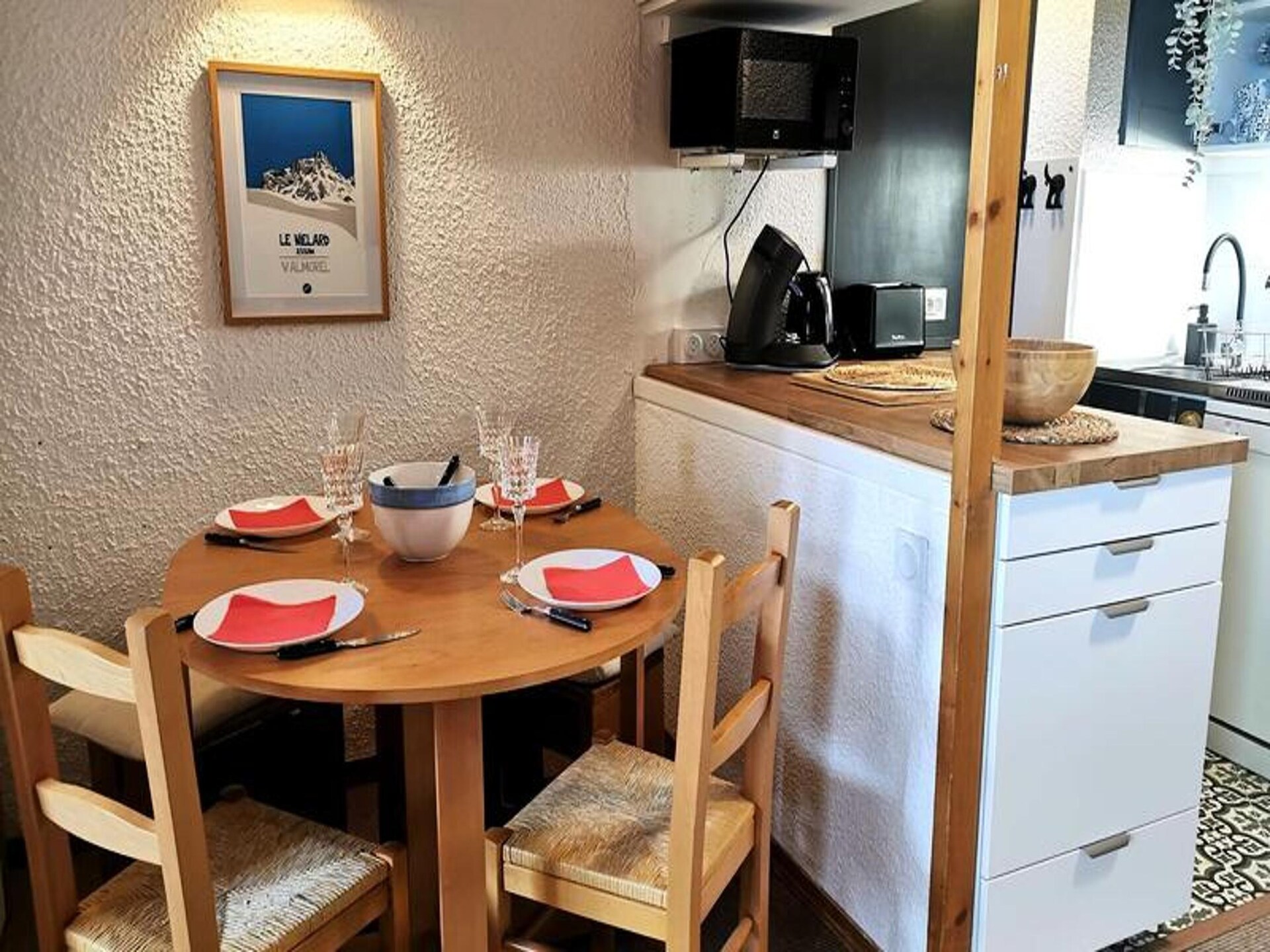 Appartement 4 personen aan de piste in Valmorel, vlakbij skischool - foto 6