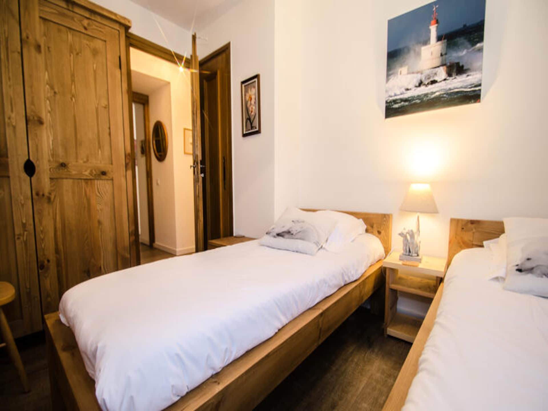 Knus appartement met Mont Blanc uitzicht, 200m van centrum Chamonix - foto 14