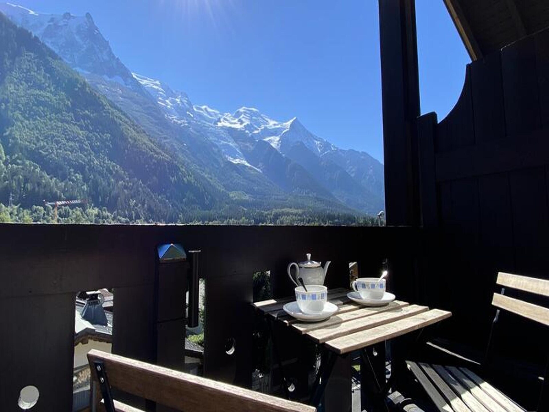 Knus appartement in Chamonix met fenomenaal uitzicht op de Mont-Blanc - foto 2