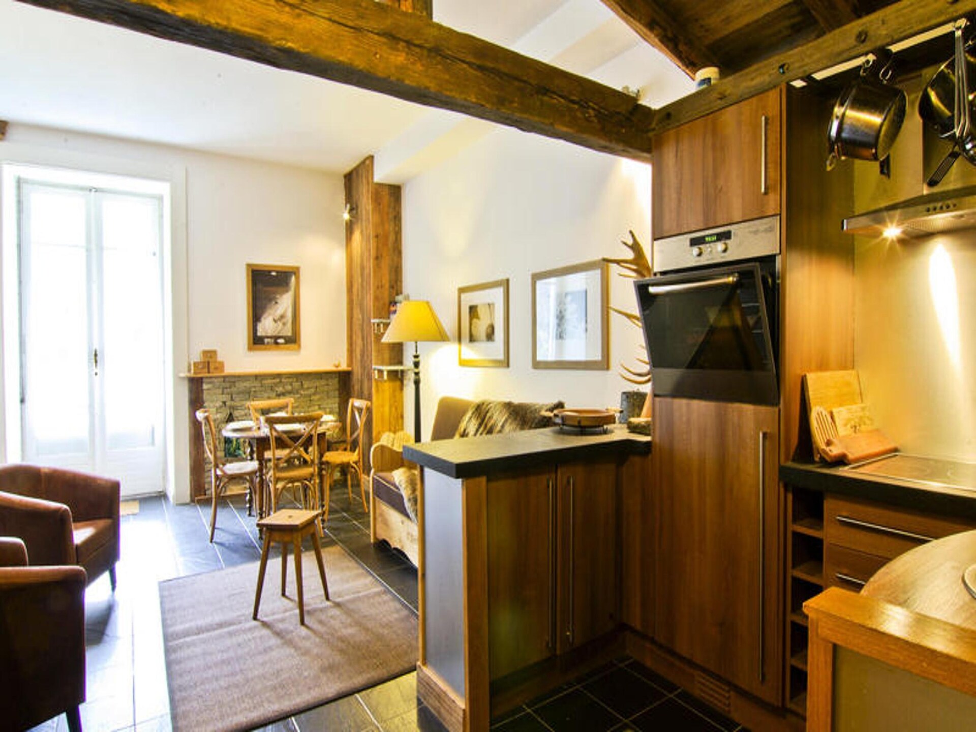 Knus appartement op de 6e verdieping met Mont-Blanc uitzicht in Chamonix - foto 1