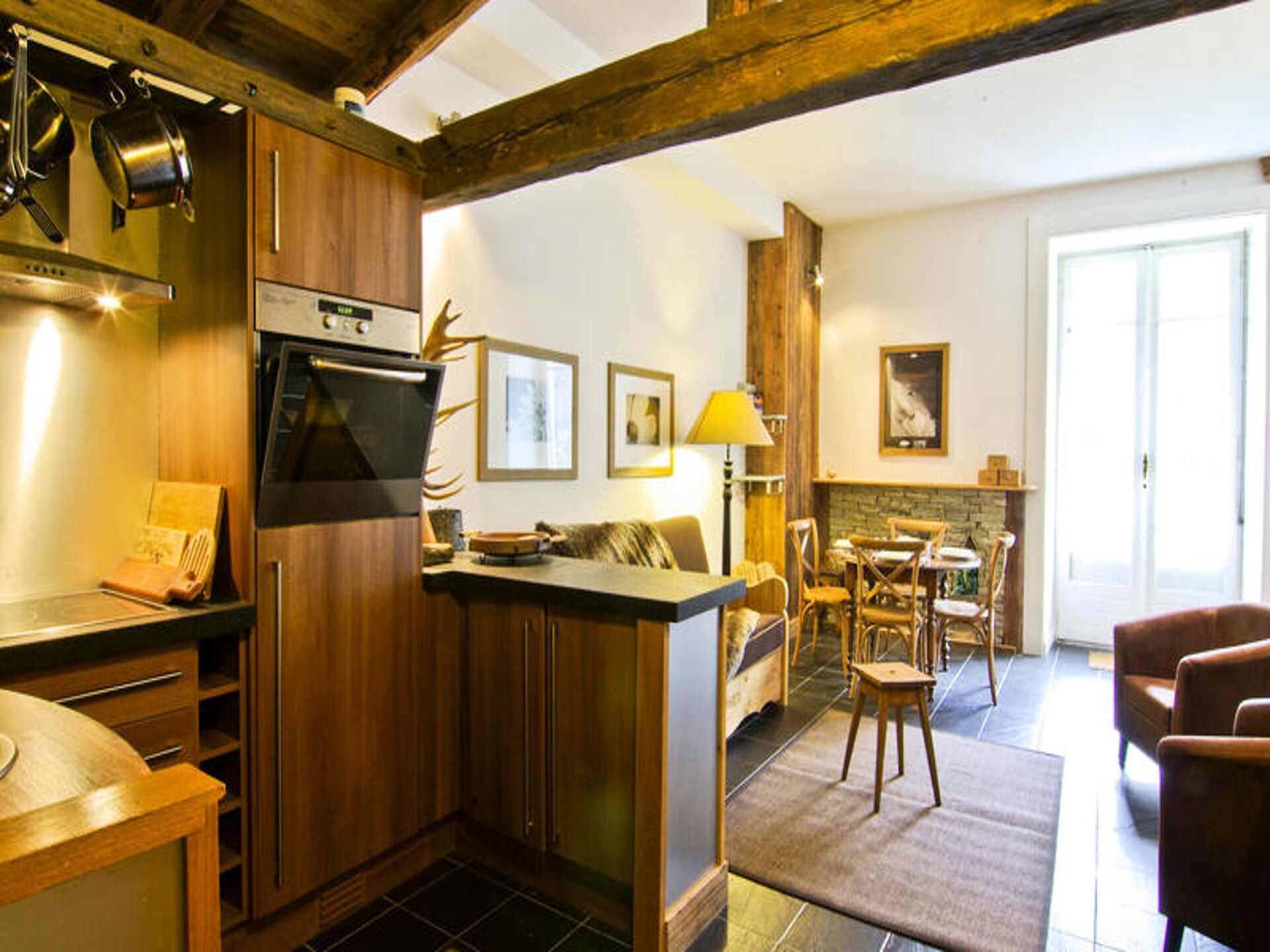 Knus appartement op de 6e verdieping met Mont-Blanc uitzicht in Chamonix - foto 2