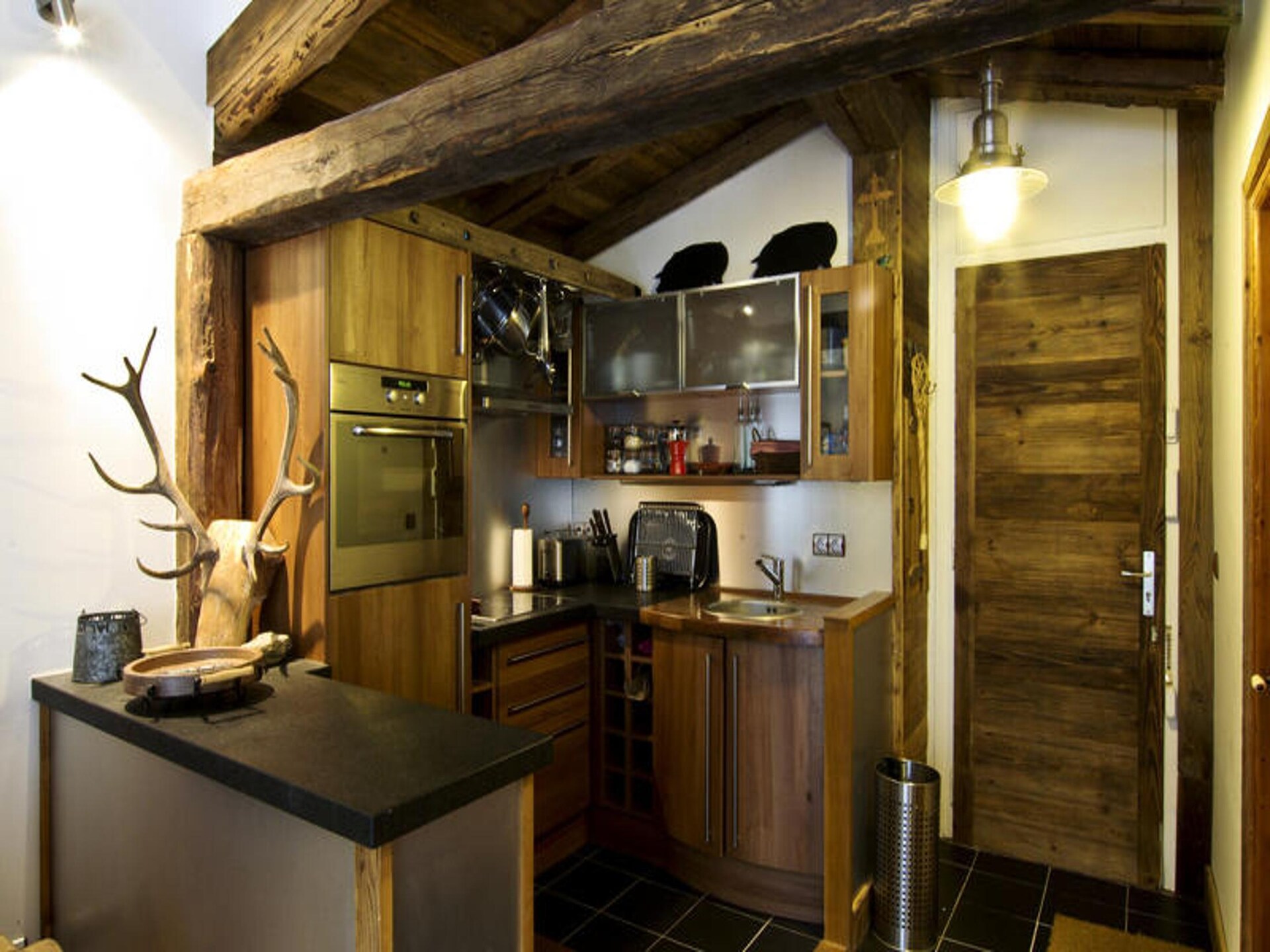 Knus appartement op de 6e verdieping met Mont-Blanc uitzicht in Chamonix - foto 17