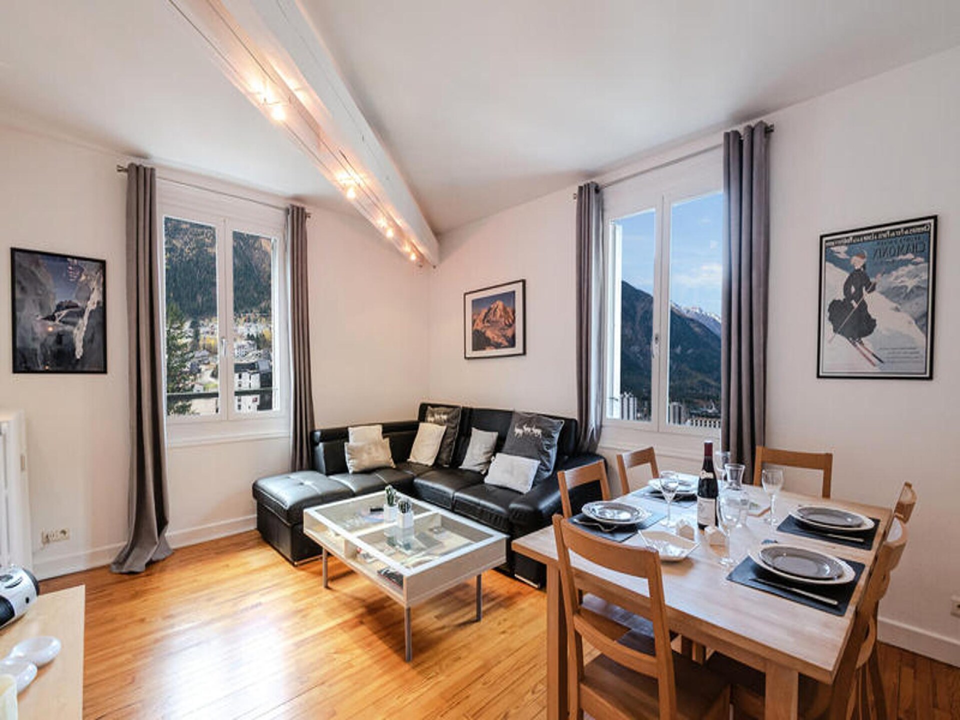 Panoramisch appartement op de 7e verdieping met Mont-Blanc uitzicht in Chamonix - foto 5
