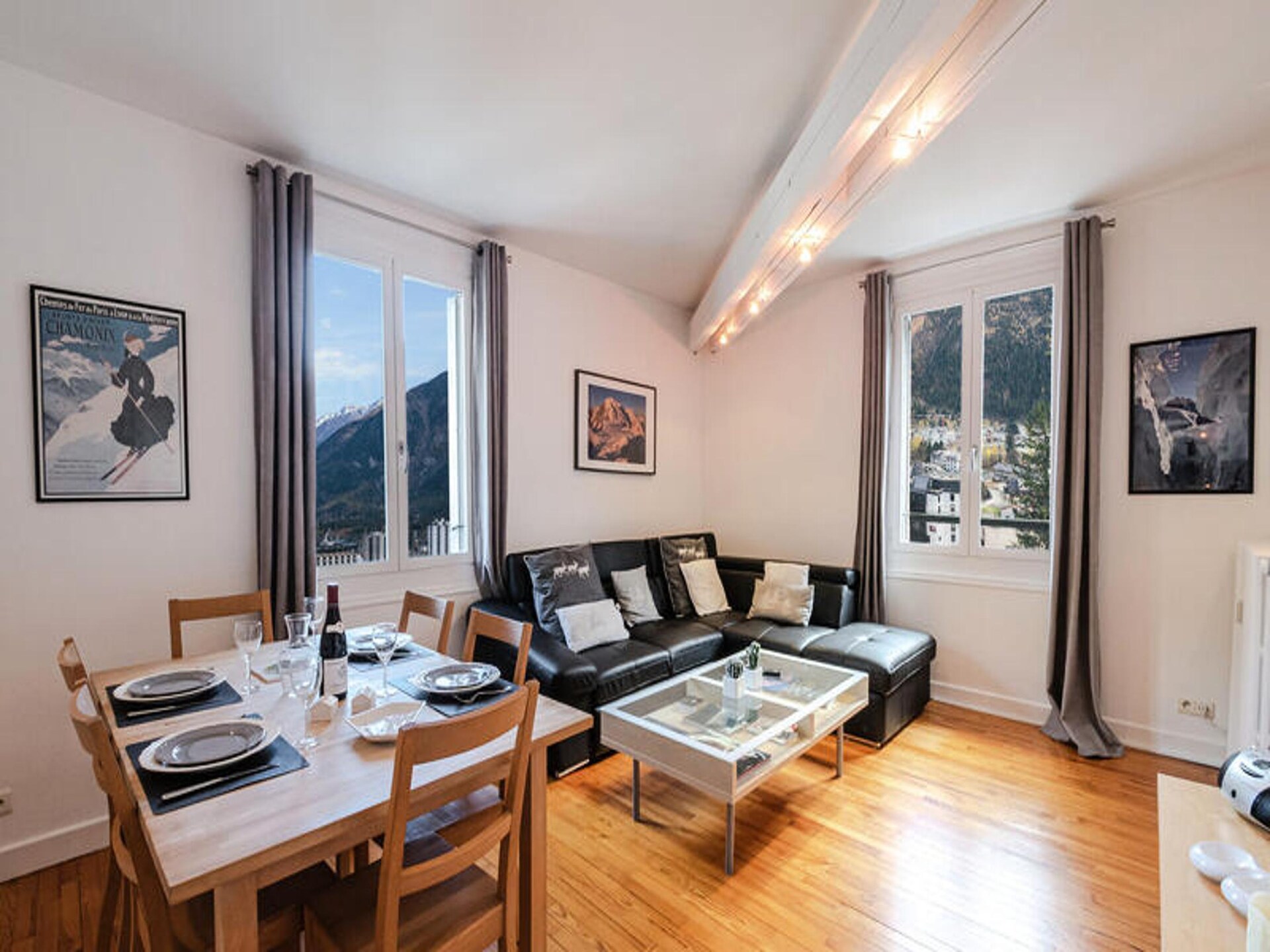 Panoramisch appartement op de 7e verdieping met Mont-Blanc uitzicht in Chamonix - foto 6