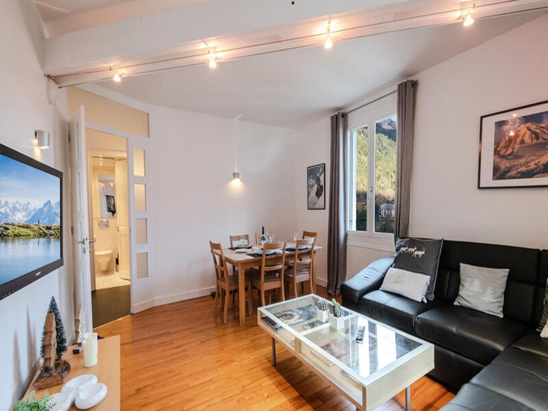 Panoramisch appartement op de 7e verdieping met Mont-Blanc uitzicht in Chamonix - foto 8
