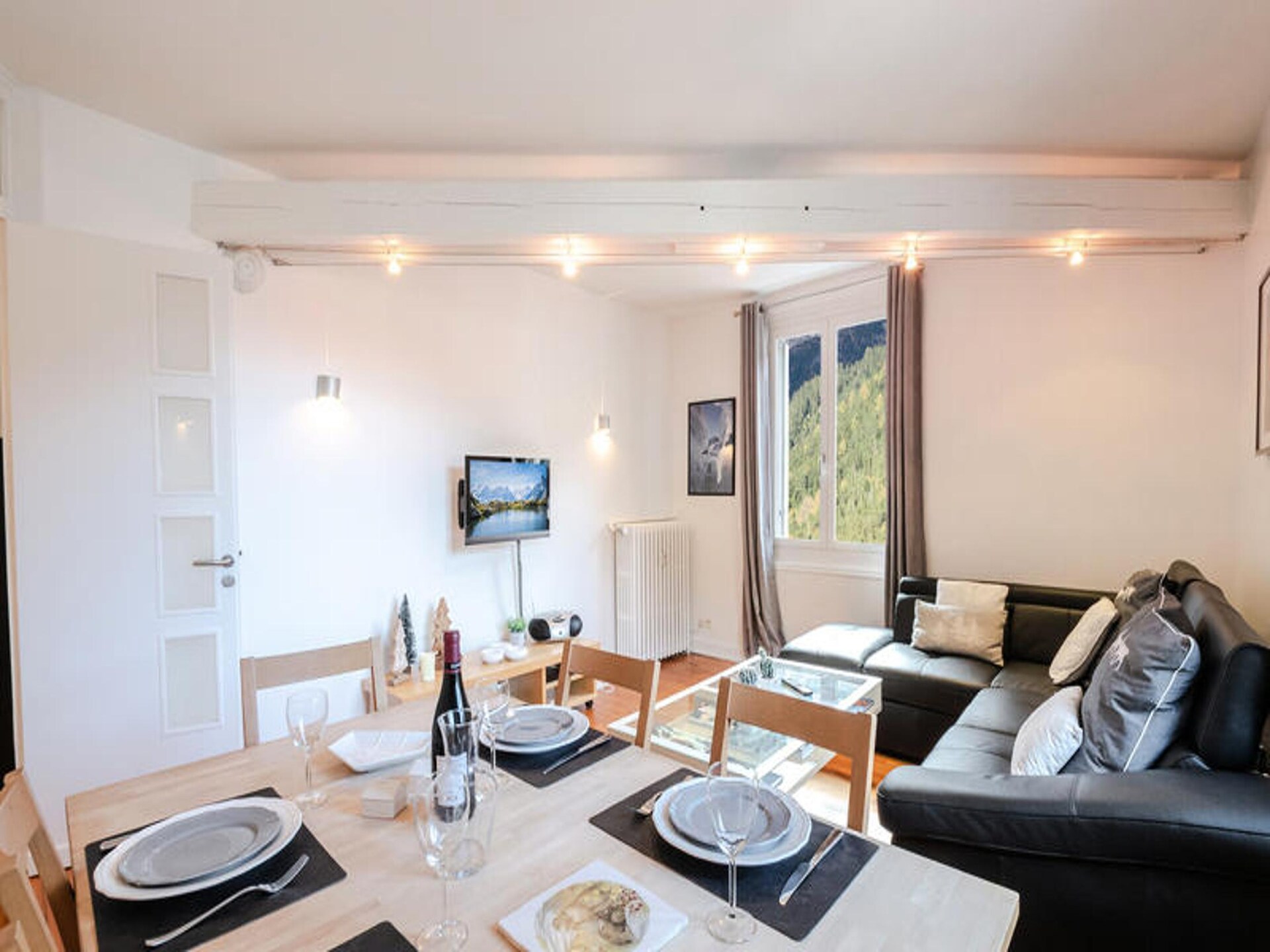 Panoramisch appartement op de 7e verdieping met Mont-Blanc uitzicht in Chamonix - foto 10