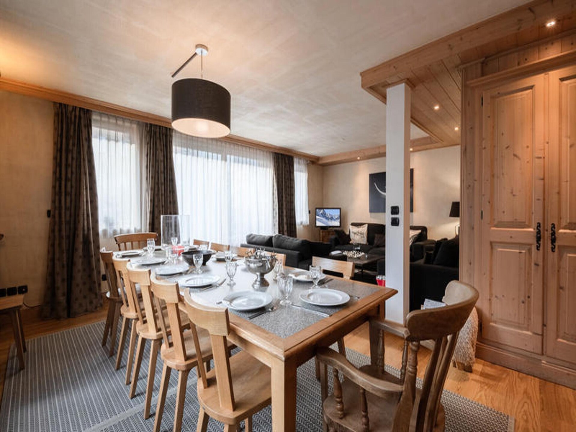 Ruim 10-persoons duplex appartement in Chamonix, vlakbij de skipiste - foto 14