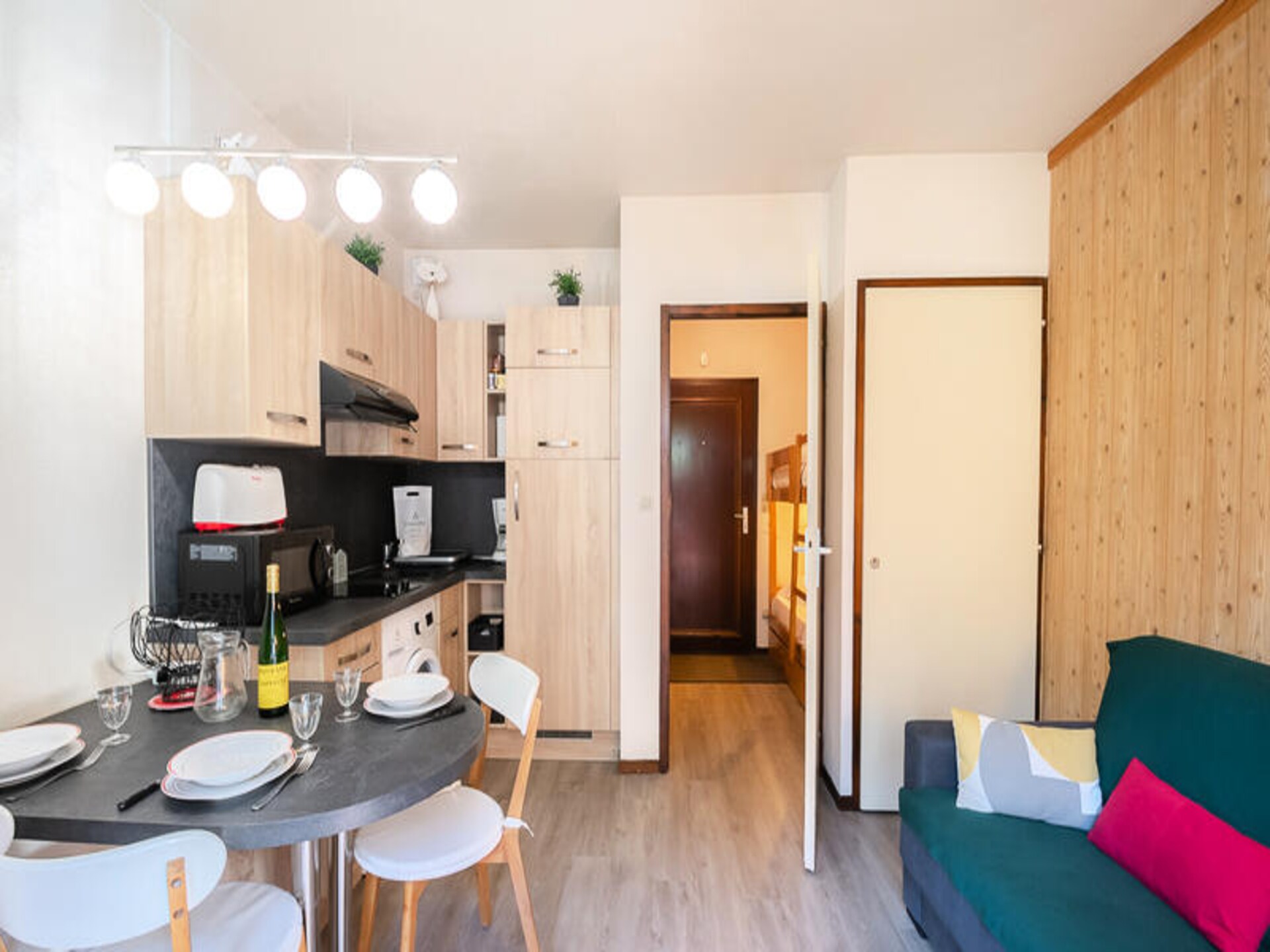 Compact 2-sterren appartement in hartje Chamonix, 20m², 3 pers. - foto 8