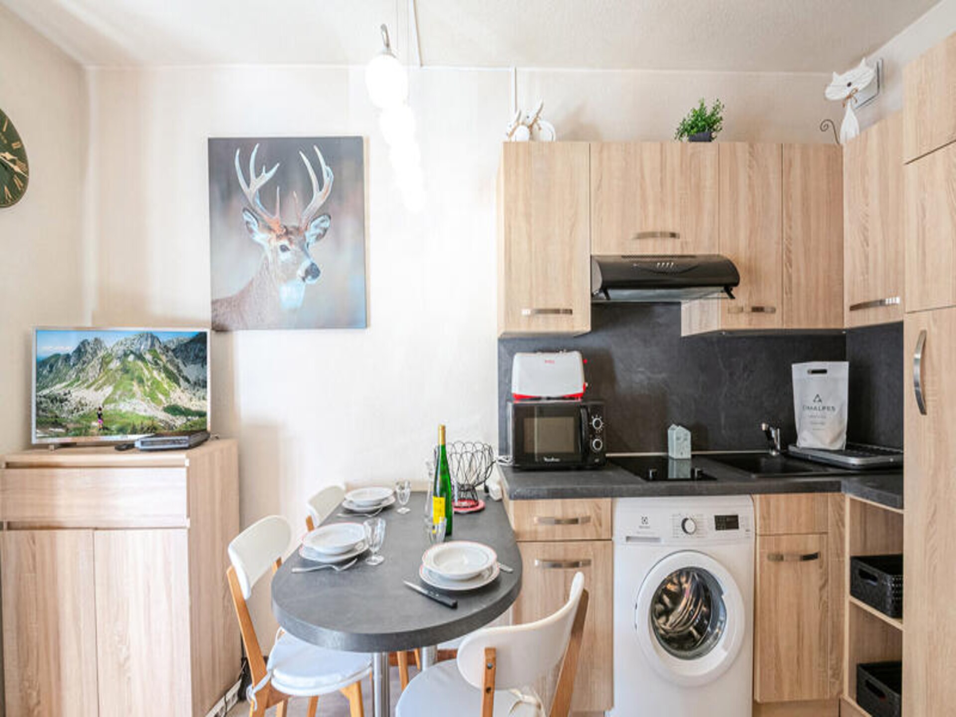Compact 2-sterren appartement in hartje Chamonix, 20m², 3 pers. - foto 9