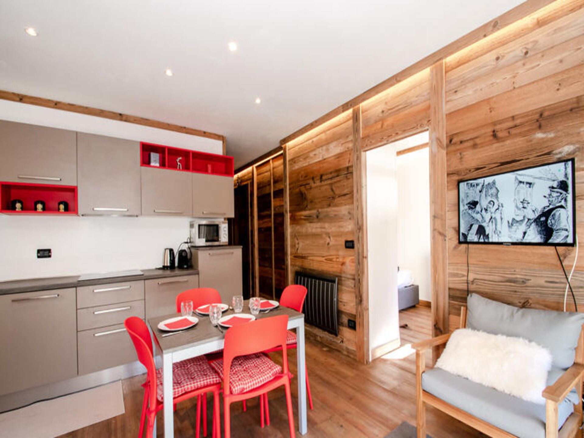 Knus appartement in Chamonix met uitzicht op de Mont-Blanc - foto 11