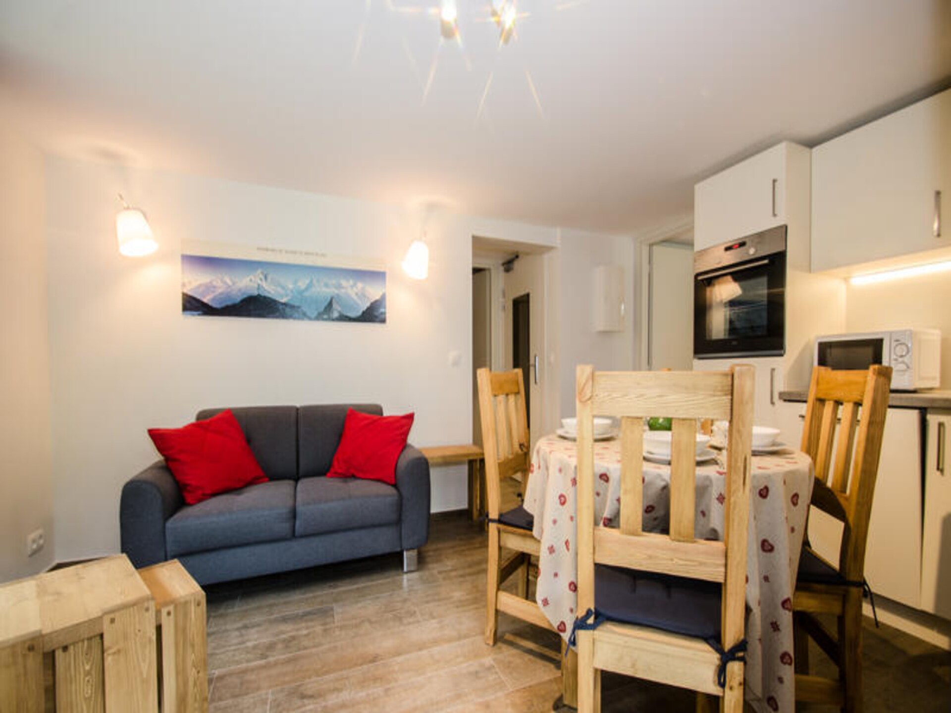 Appartement met privétuin en Mont-Blanc uitzicht, op 150m van de gondel - foto 19