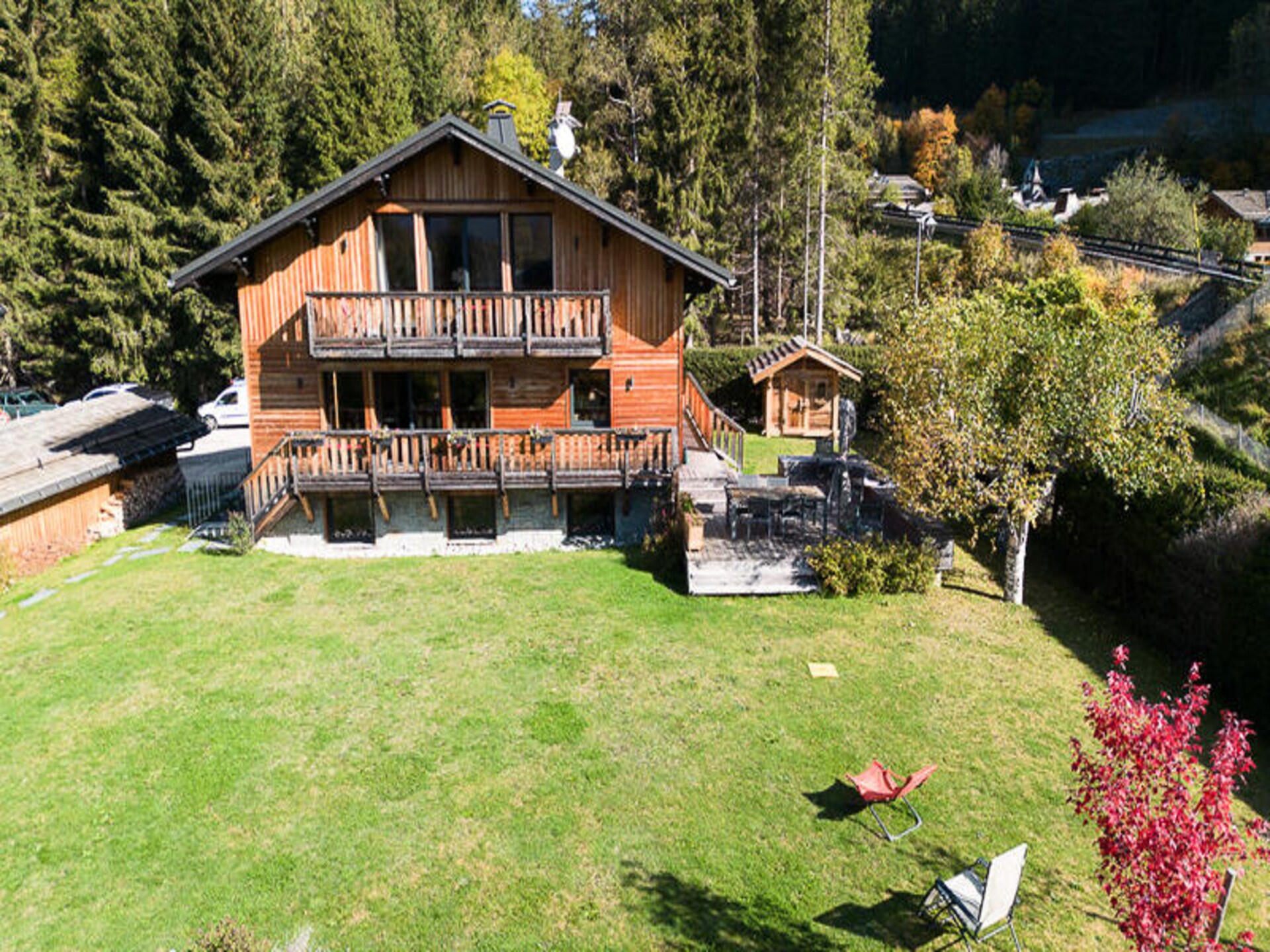 Résidence Sixtine: Luxe chalet met Mont-Blanc panorama in Chamonix - foto 6