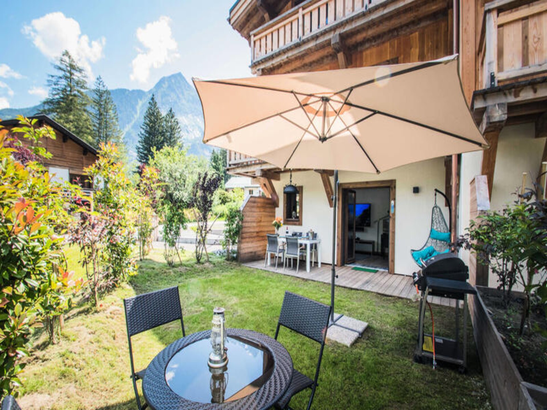 Luxe 4-sterren appartement in Chamonix met privétuin en uitzicht op de Mont Blanc - foto 11