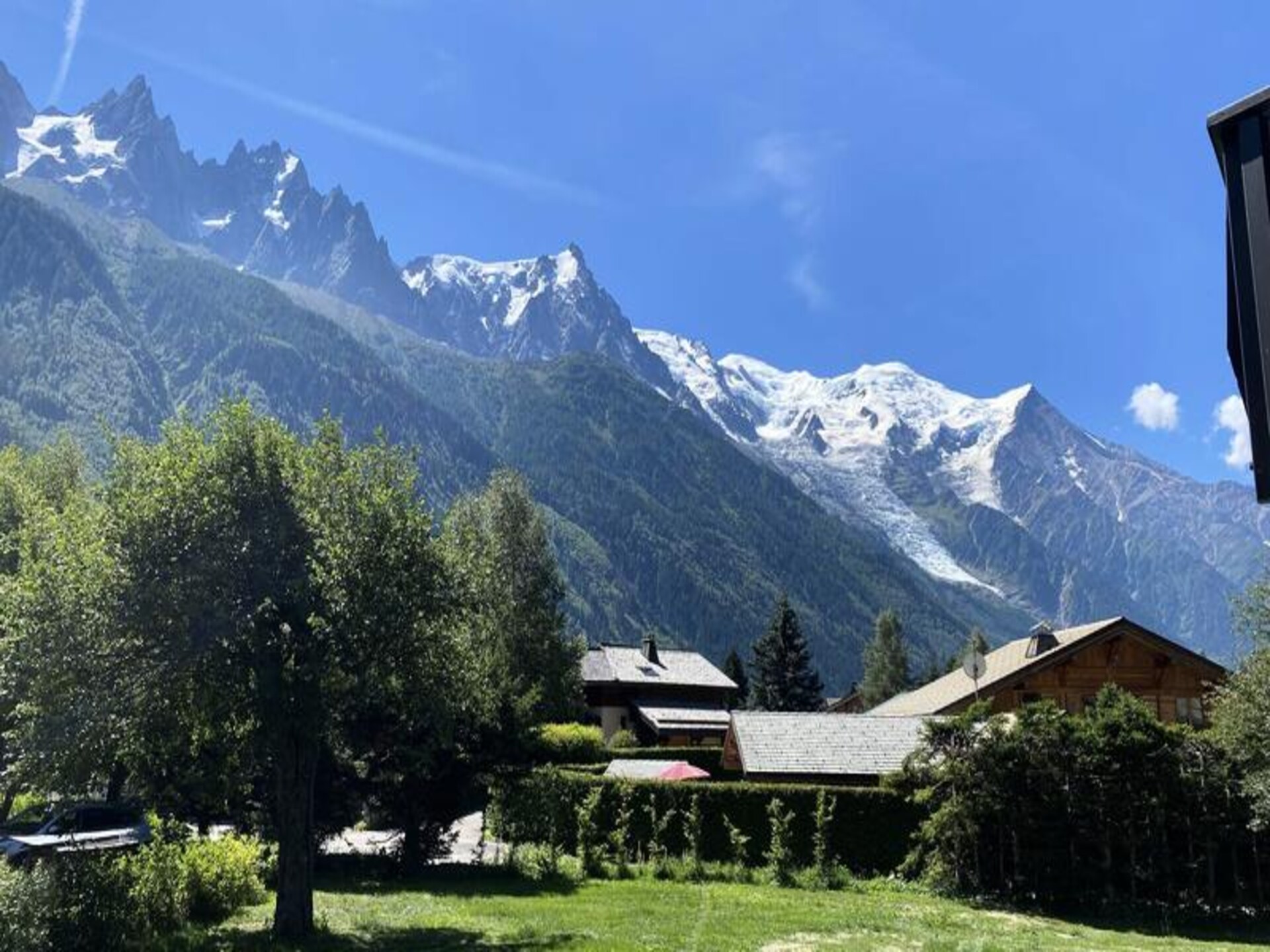 Half-chalet met panoramisch uitzicht in Les Praz, Chamonix – 8 pers. - foto 4