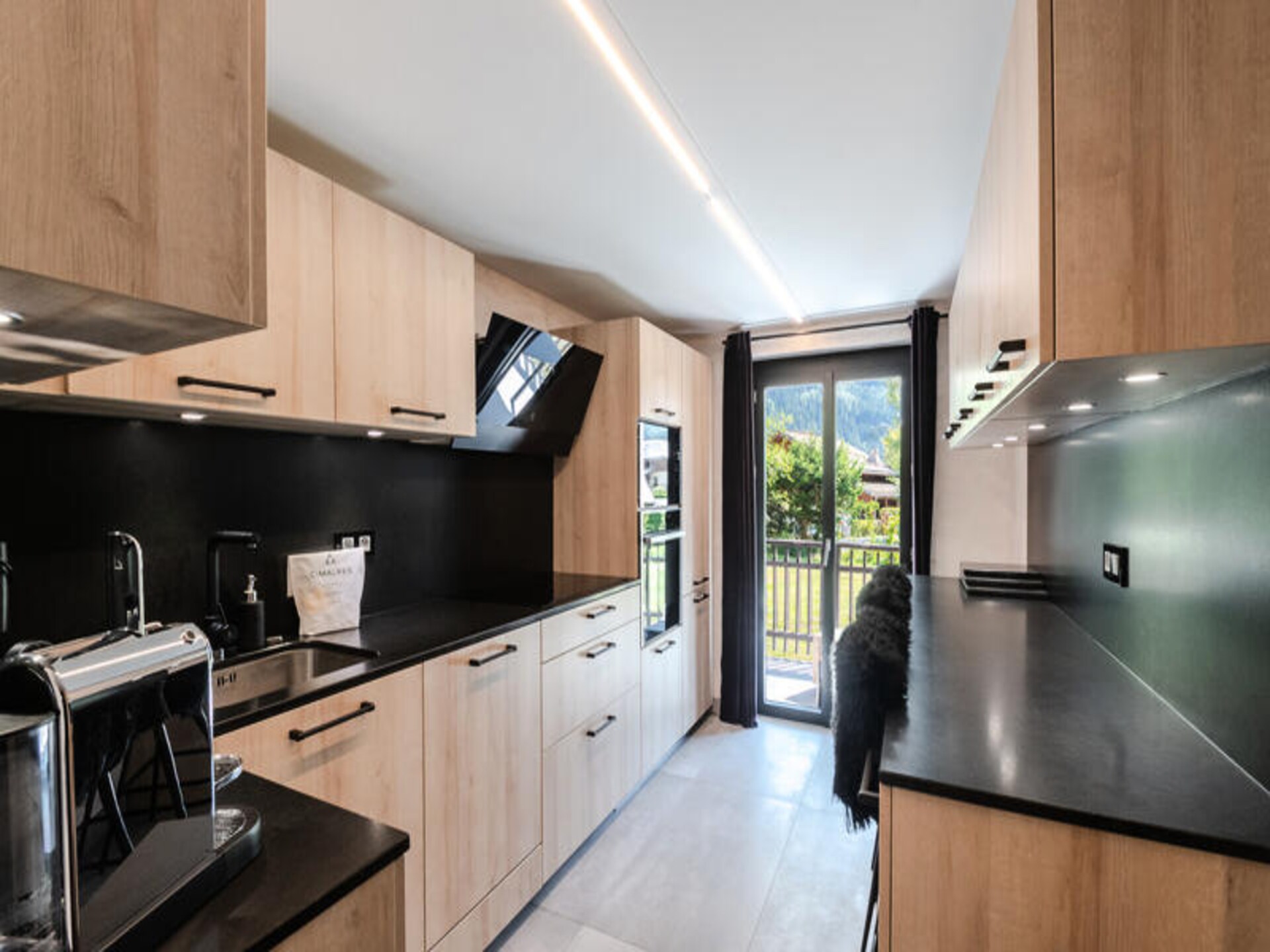 Half-chalet met panoramisch uitzicht in Les Praz, Chamonix – 8 pers. - foto 9