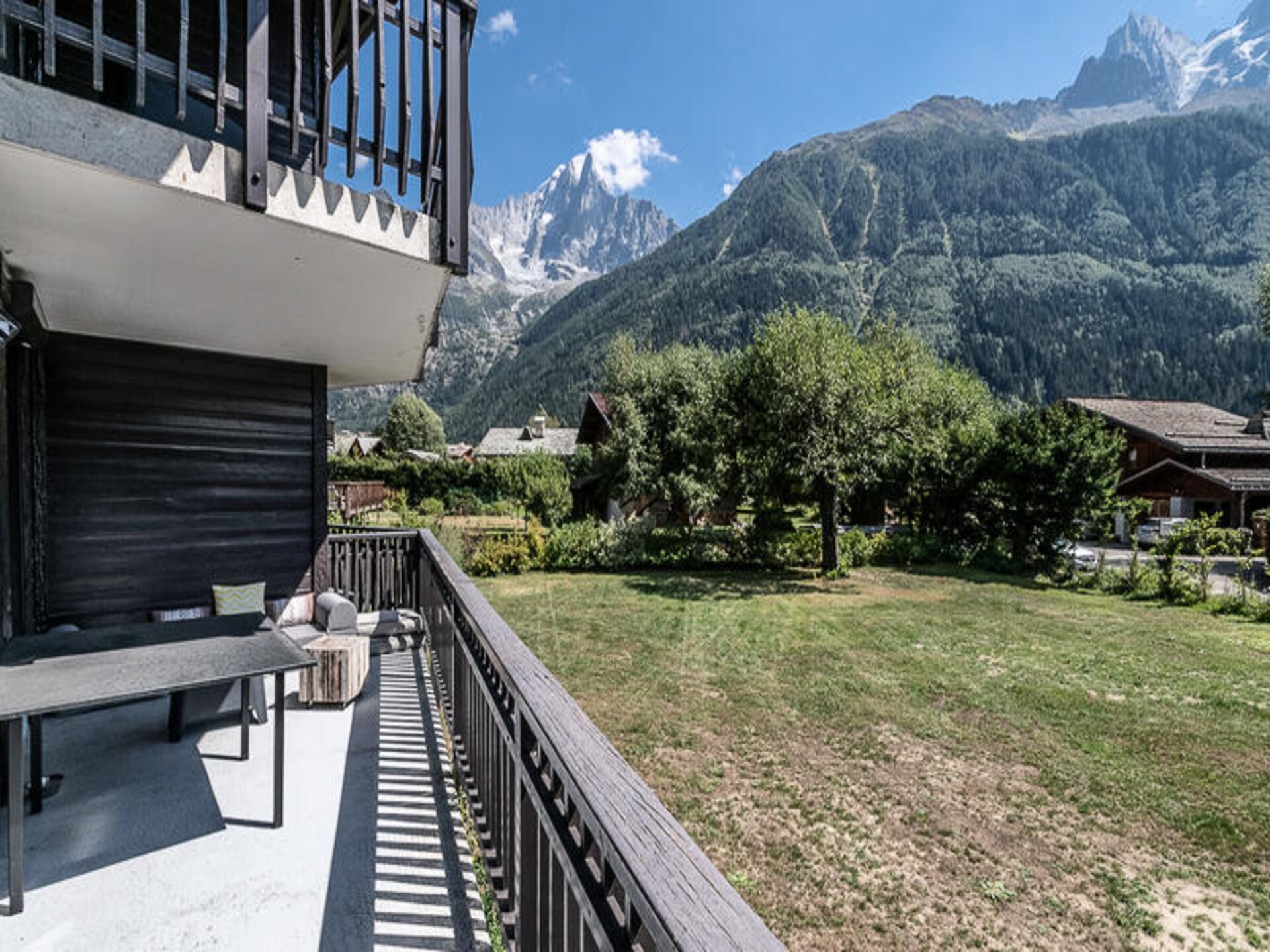 Half-chalet met panoramisch uitzicht in Les Praz, Chamonix – 8 pers. - foto 16