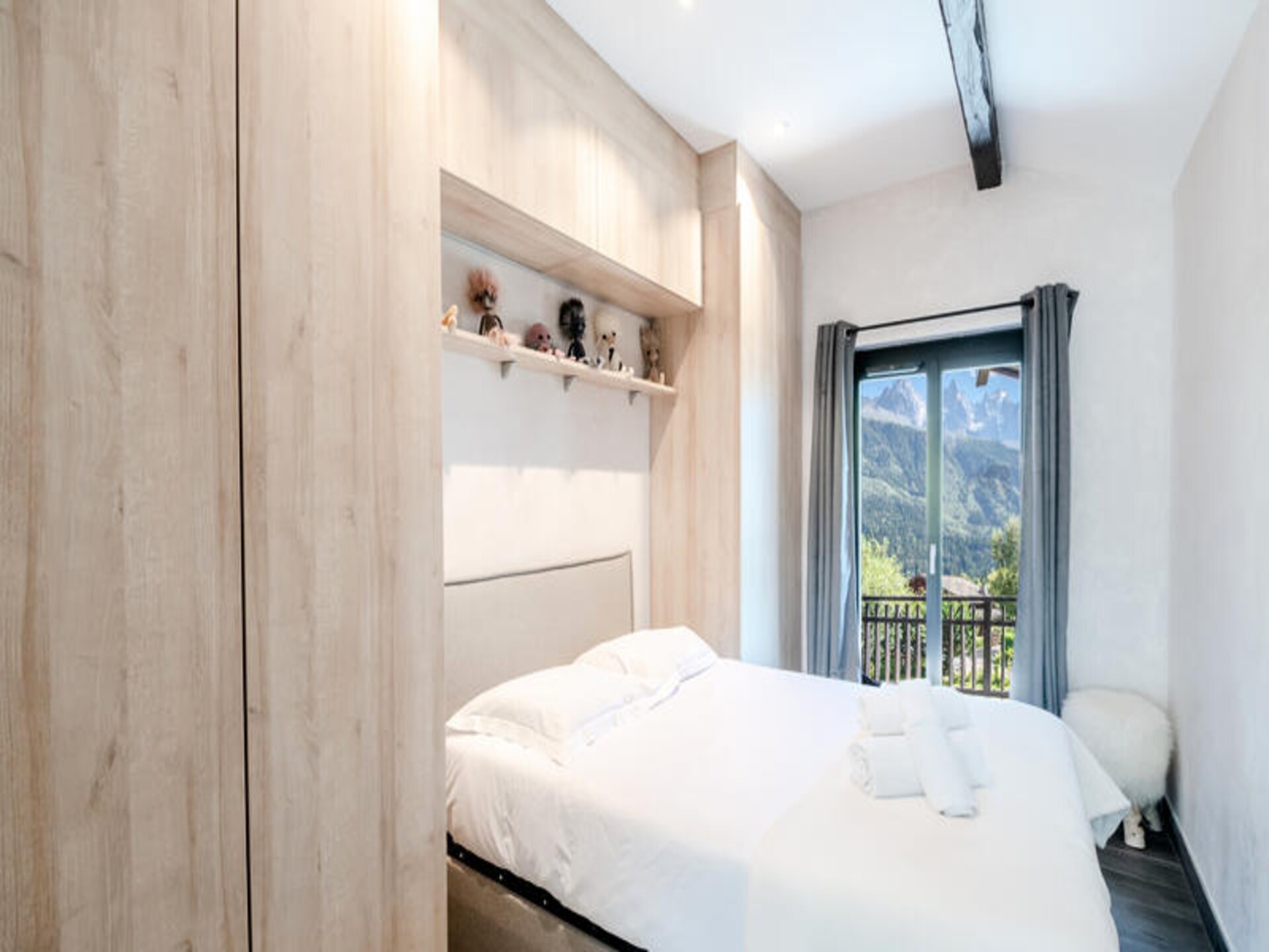 Half-chalet met panoramisch uitzicht in Les Praz, Chamonix – 8 pers. - foto 17