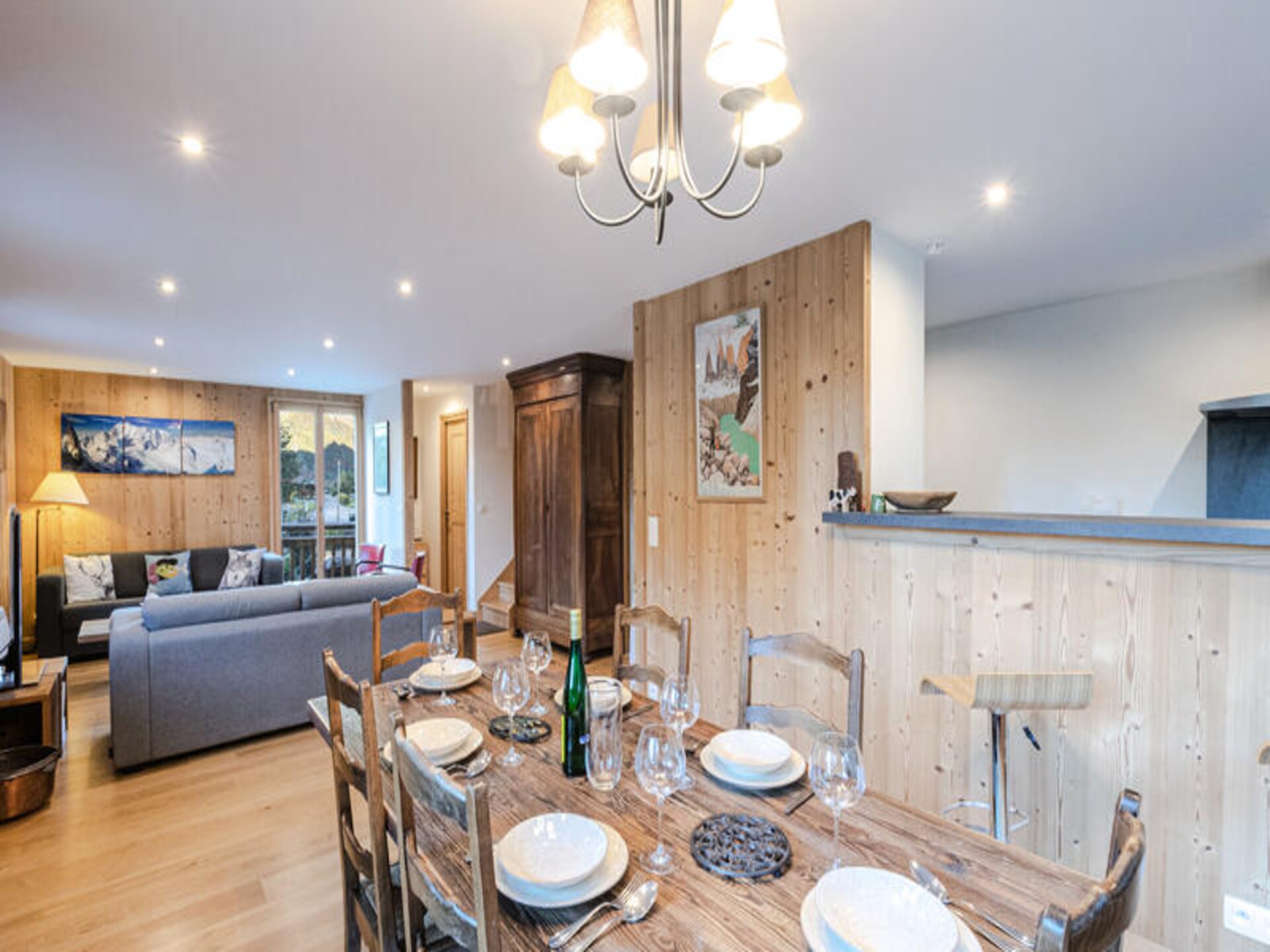 Ruim chalet voor 6 met sauna en tuin vlakbij centrum Chamonix - foto 7
