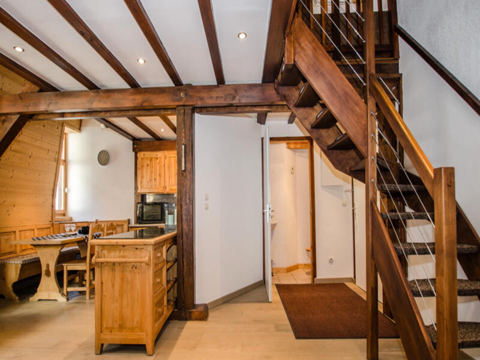 Ruim duplexappartement op 86m van bushalte in Chamonix - foto 13