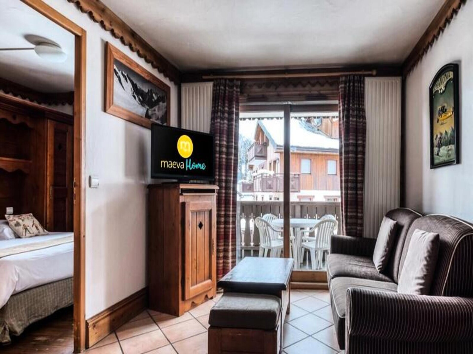 Authentiek 3-kamerappartement in het hart van Chamonix voor 6 personen - foto 9