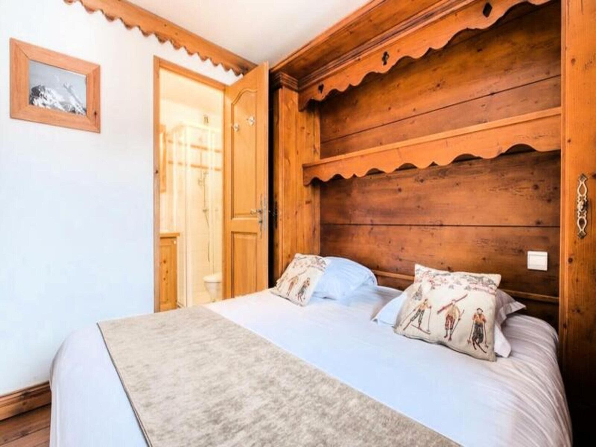 Authentiek 3-kamerappartement in het hart van Chamonix voor 6 personen - foto 12