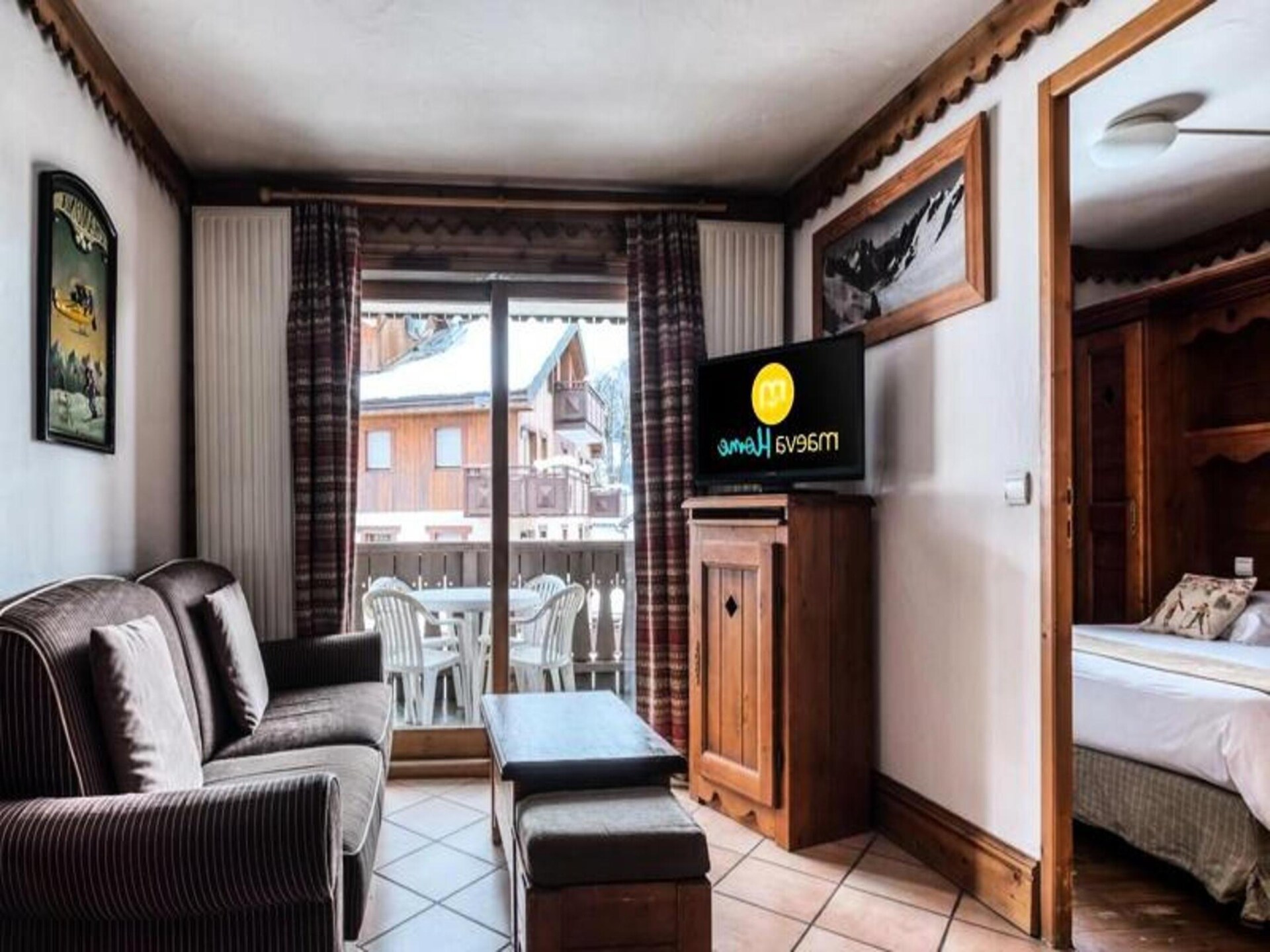 Authentiek 3-kamerappartement in het hart van Chamonix voor 6 personen - foto 5