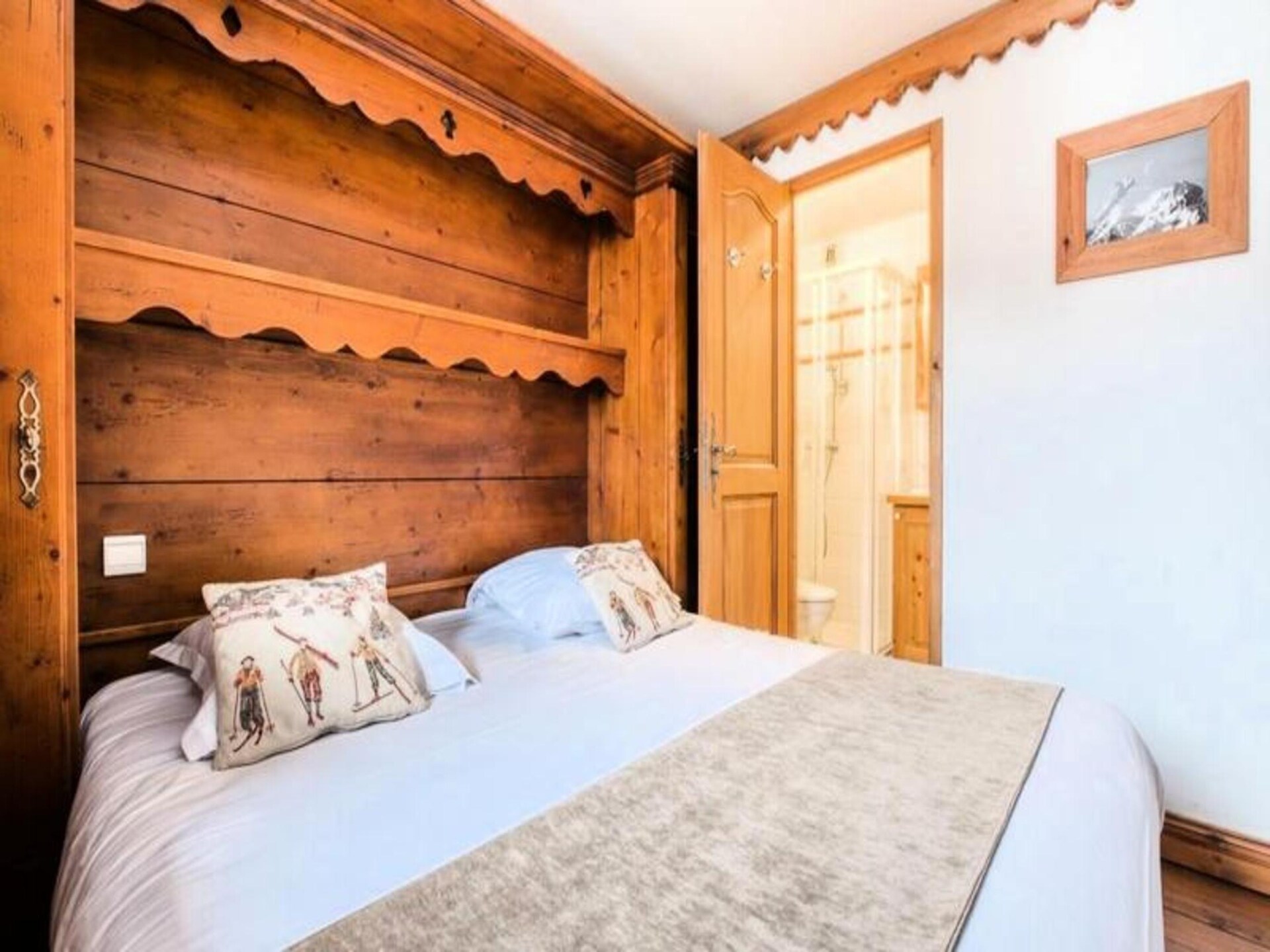 Authentiek 3-kamerappartement in het hart van Chamonix voor 6 personen - foto 13