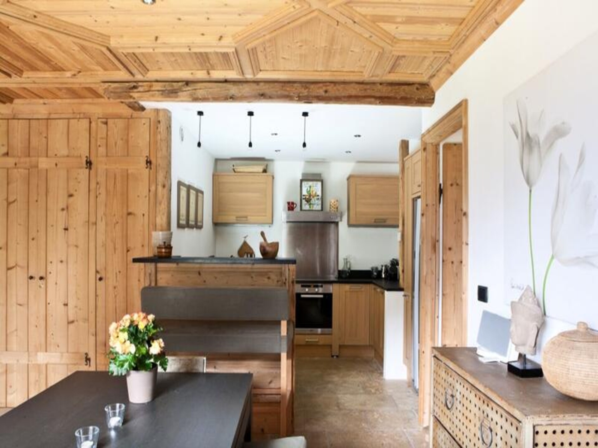 Ruim appartement met open haard en Mont-Blanc uitzicht in Argentière - foto 9