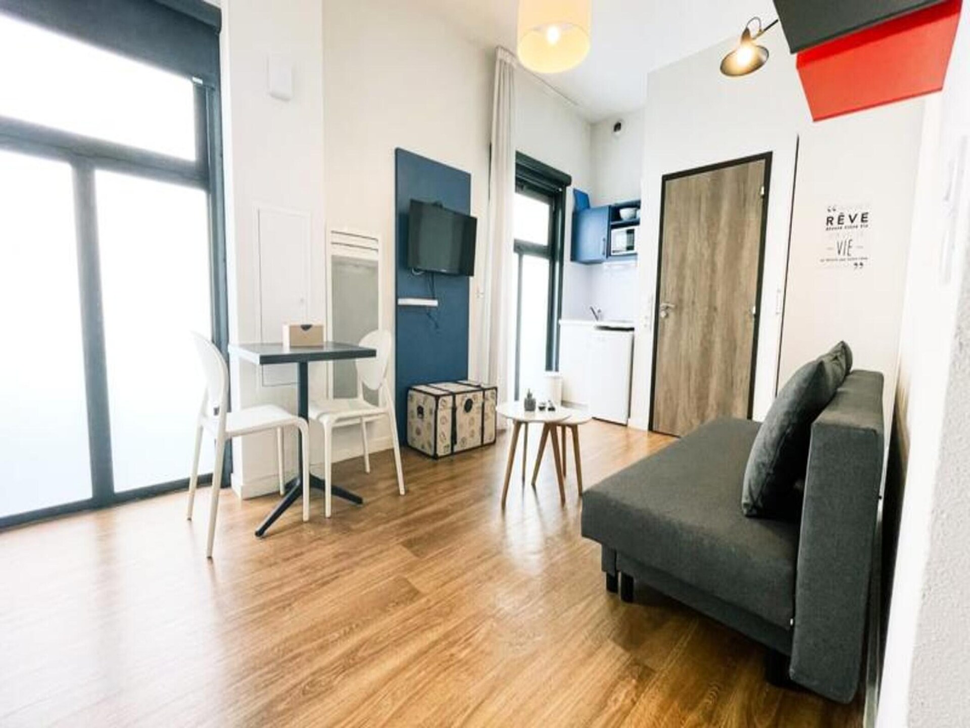 Compacte studio met kitchenette in levendig Championnet, Grenoble - foto 2