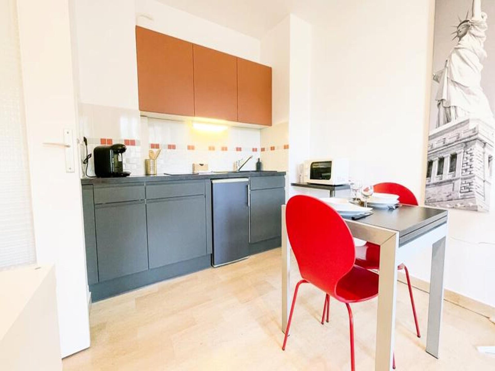Knusse studio met balkon in Grenoble, vlakbij tram en gratis parkeren - foto 8
