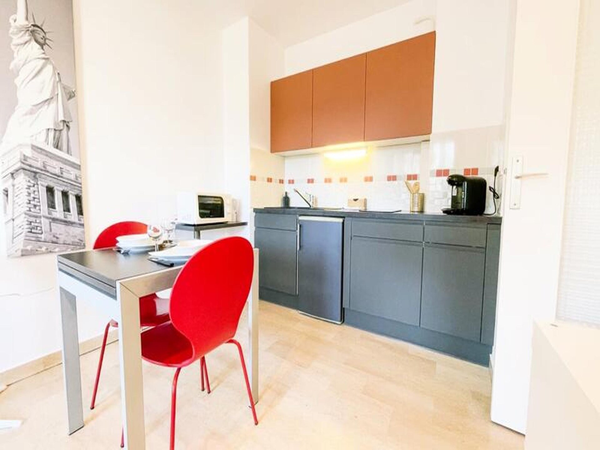 Knusse studio met balkon in Grenoble, vlakbij tram en gratis parkeren - foto 18