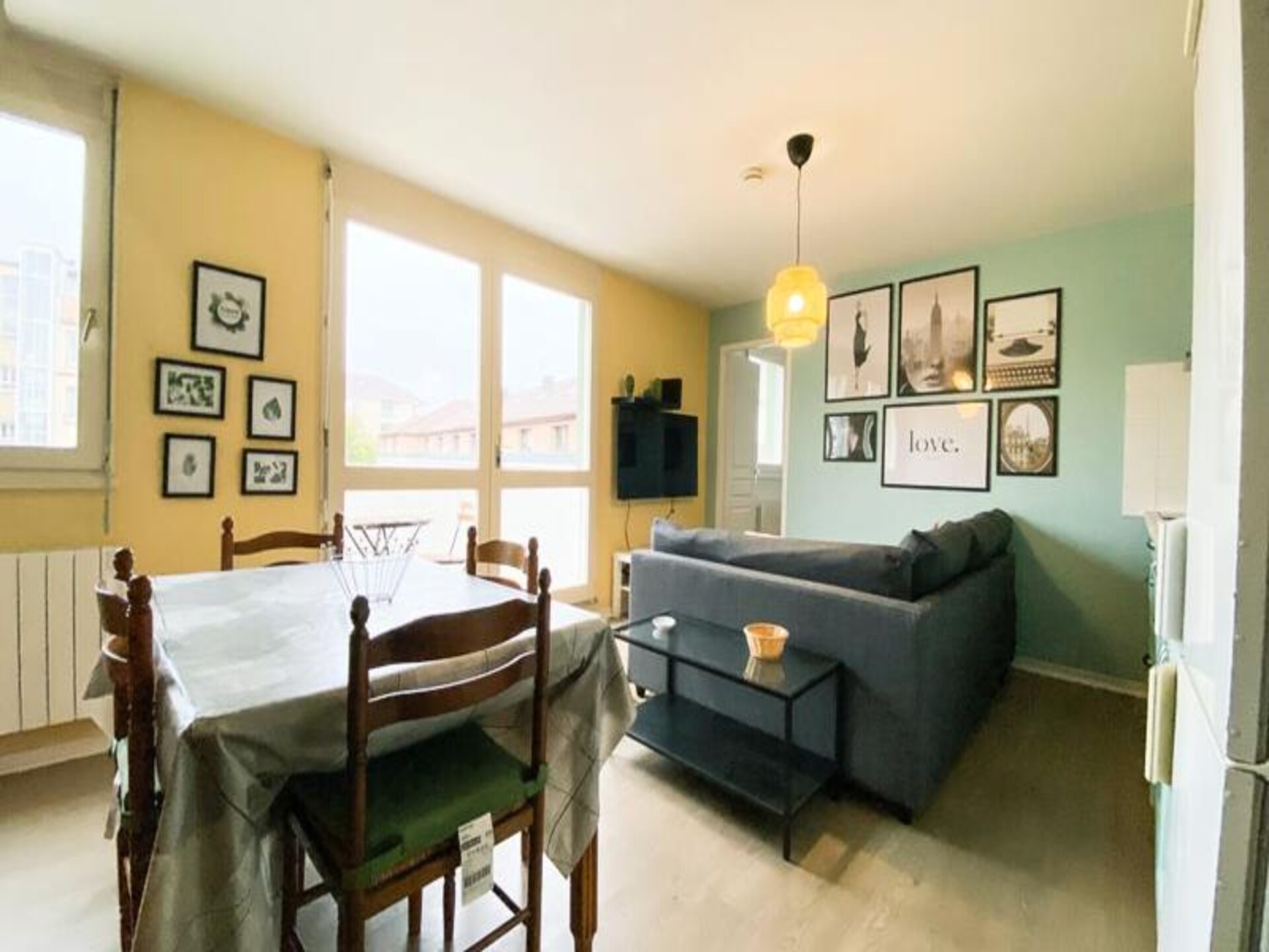 Ruime duplex voor 5 personen met balkon nabij centrum Grenoble - foto 3