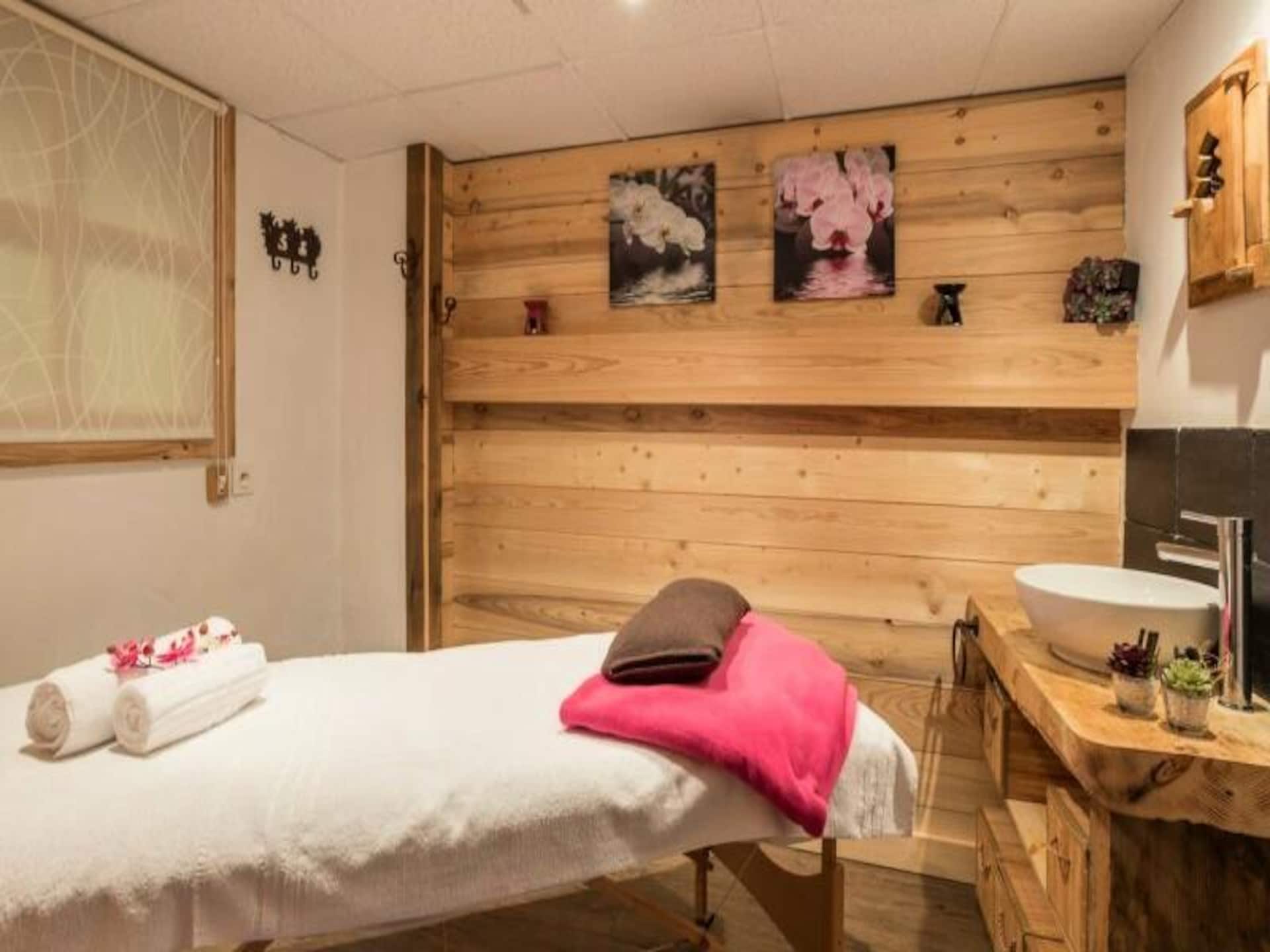 Ruim familiechalet voor 8 personen bij Megève met zwembad en sauna - foto 15