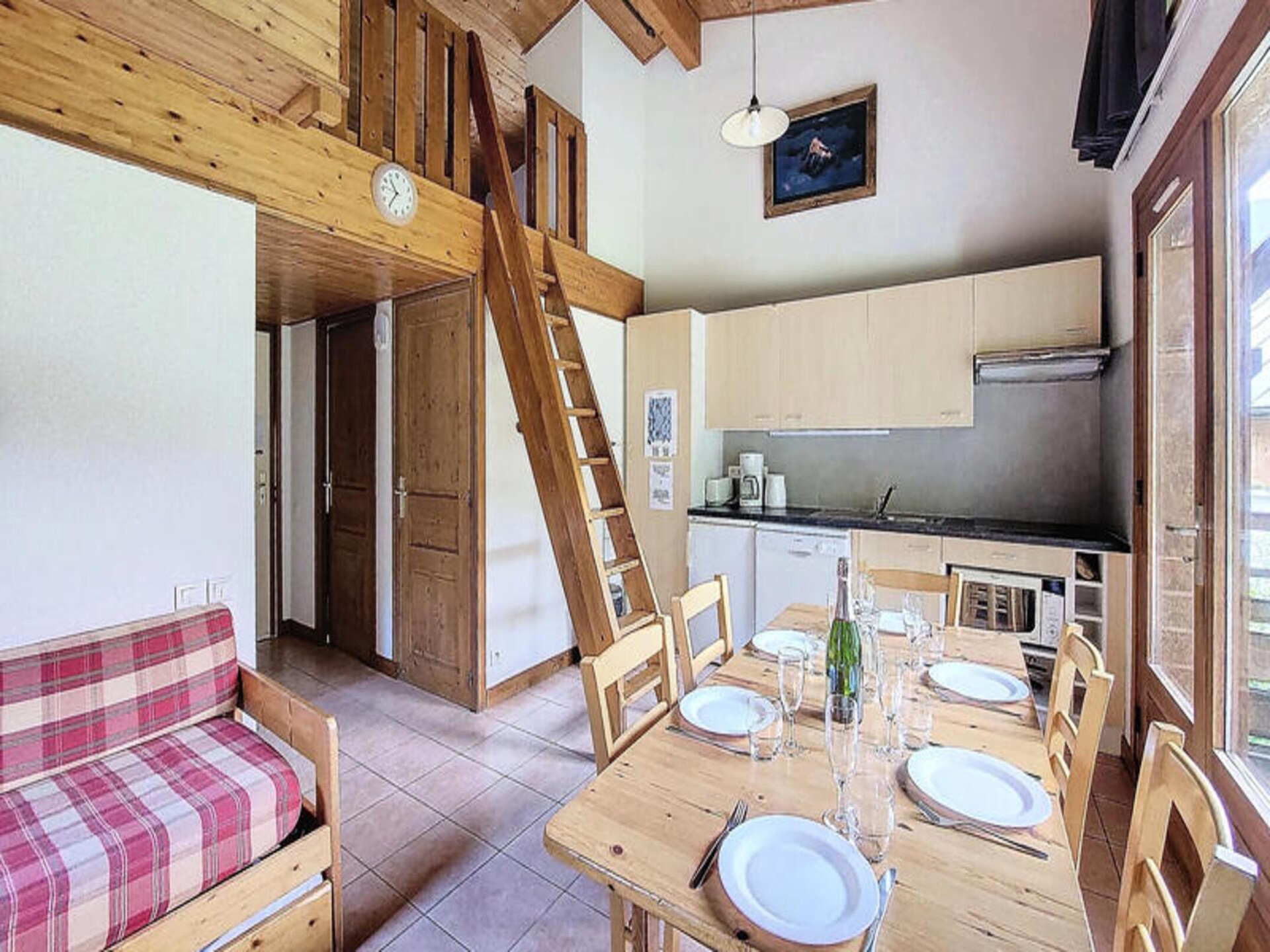 Knus appartement voor 7 personen met balkon en uitzicht op de bergen in Morzine - foto 16