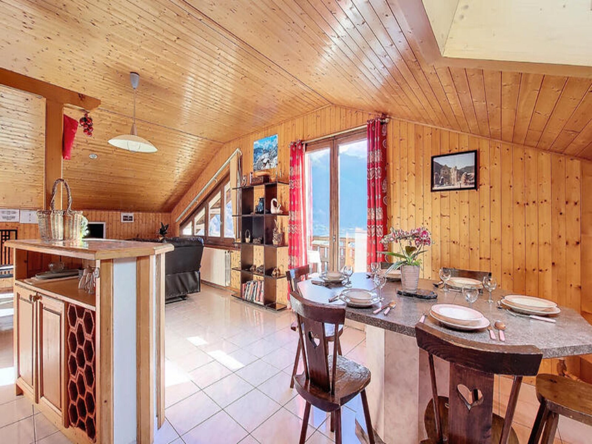 Ruim appartement met bergzicht op de bovenste verdieping in Saint Jean d'Aulps - foto 15