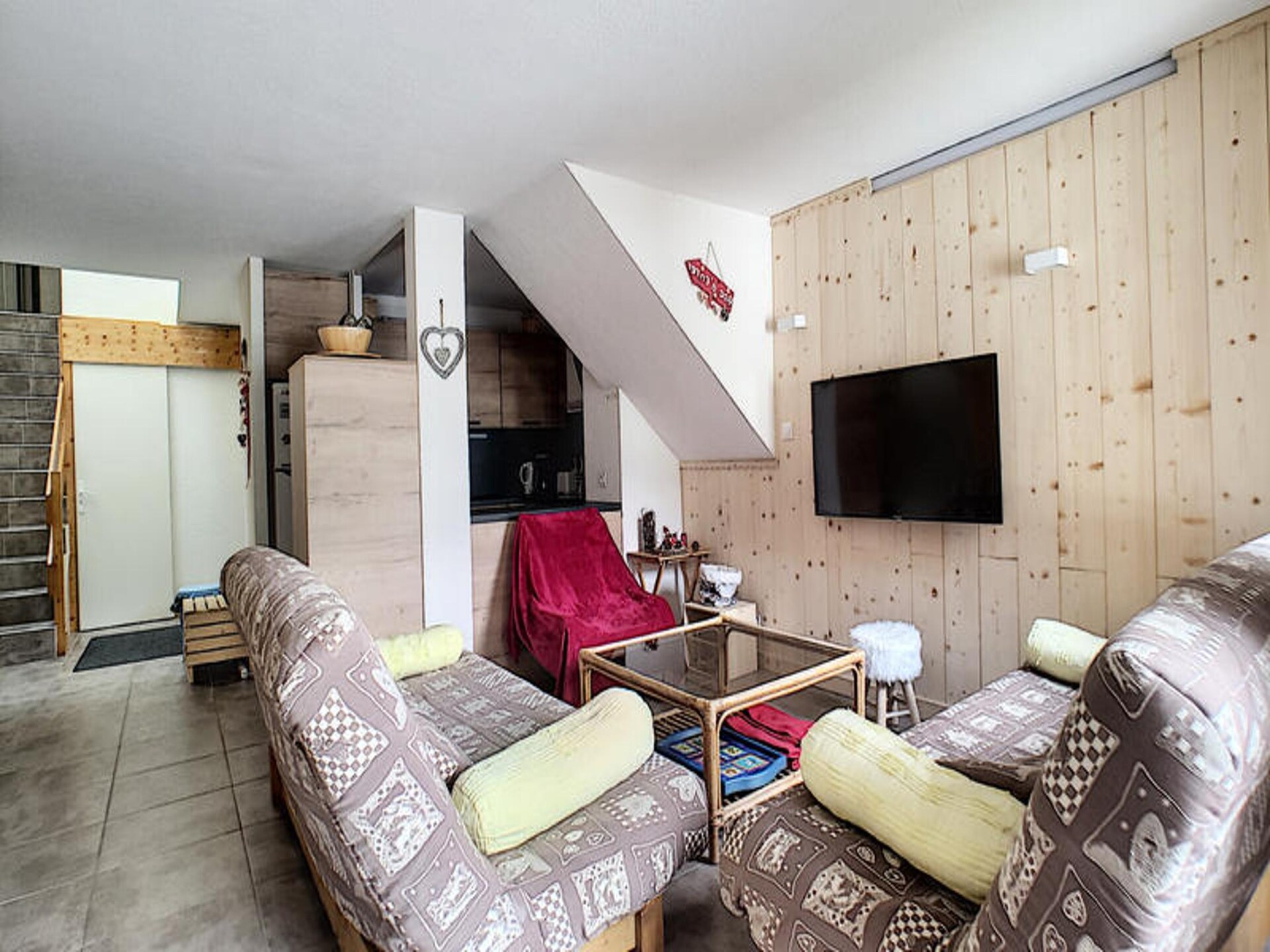 Ruim duplex appartement voor 9 personen in het hart van Saint Jean d'Aulps - foto 18